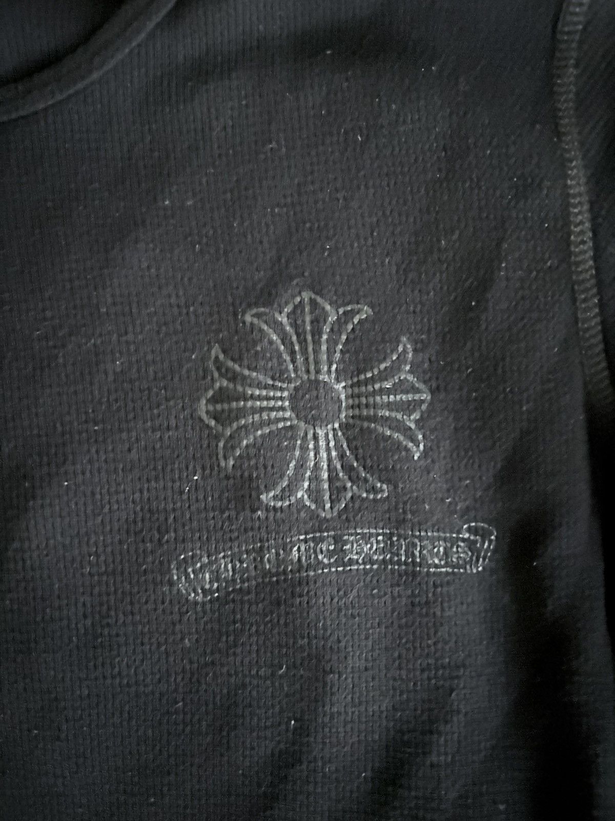 Chrome Hearts Chrome Hearts Tonal Plus Logo Thermal Longsleeve Tshirt Size US XS / EU 42 / 0 - 3 Thumbnail