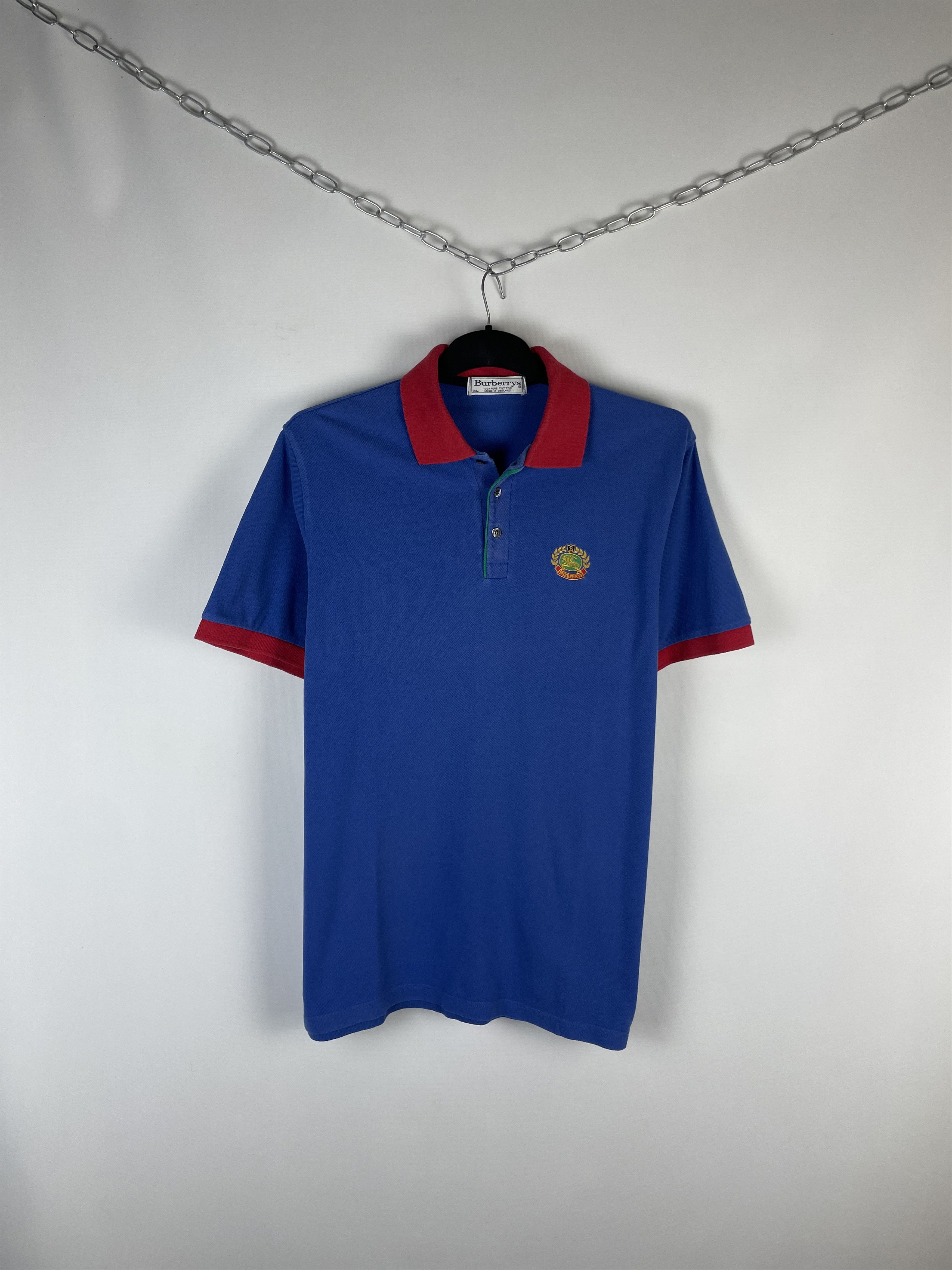Burberry VIintage Burberry Polo Shirt Size US XL / EU 56 / 4 - 1 Thumbnail