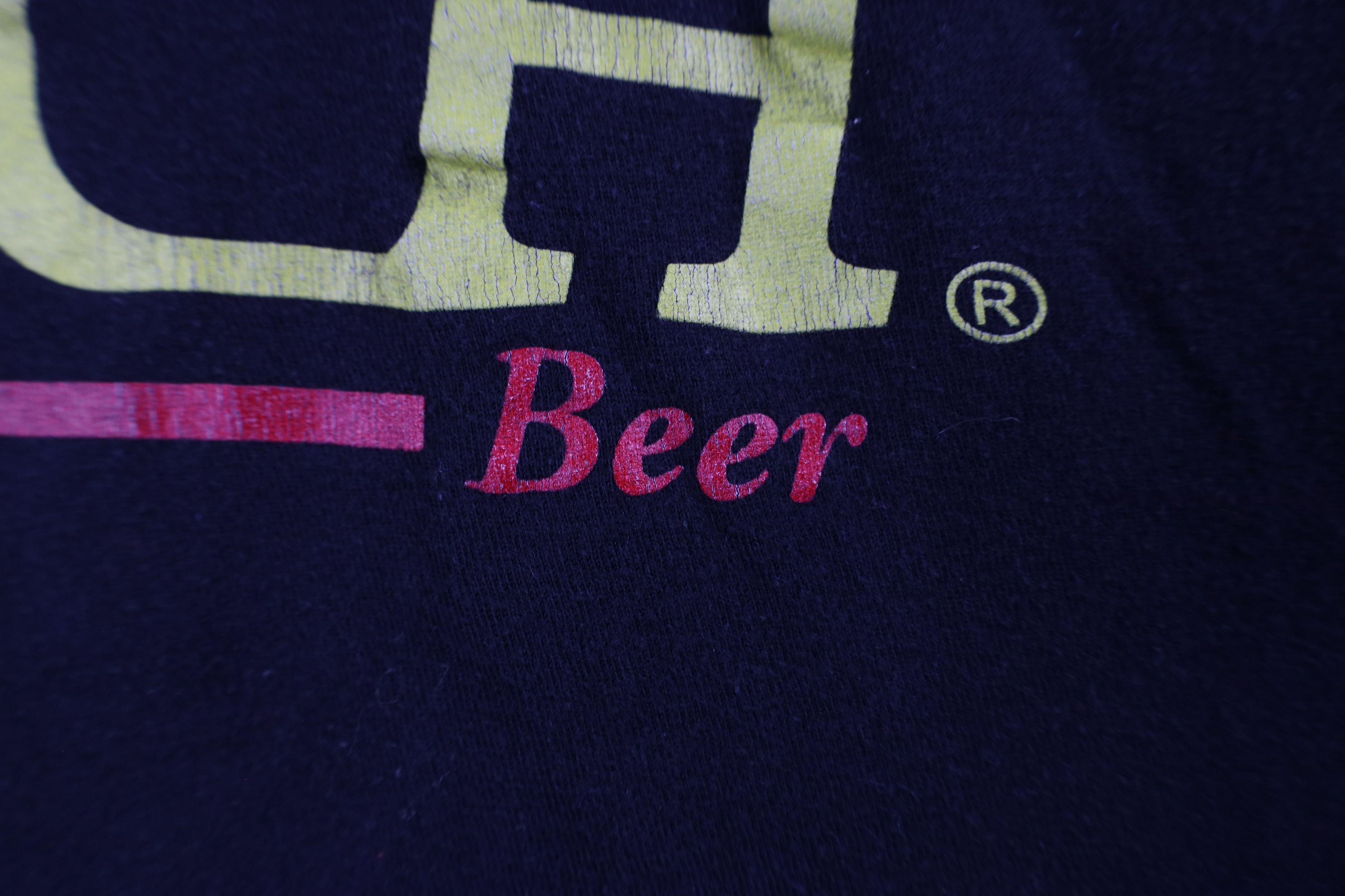 Vintage Vintage Streetwear Spell Out Busch Light Beer T-Shirt Black Size US XXL / EU 58 / 5 - 5 Thumbnail
