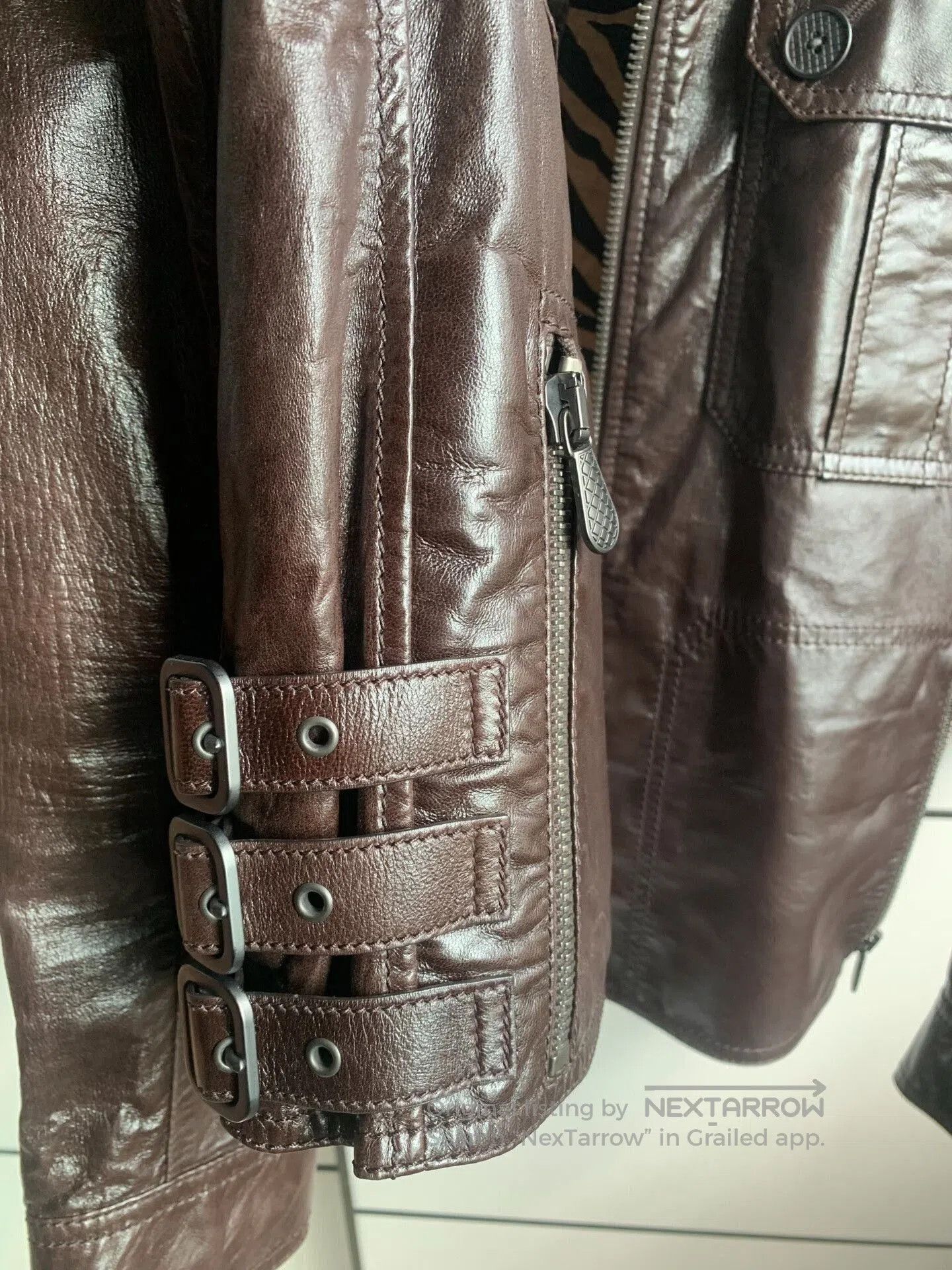 Bottega Veneta Bottega Veneta 48 Brown Sheepskin Hunting Jacket. Size US M / EU 48-50 / 2 - 8 Thumbnail