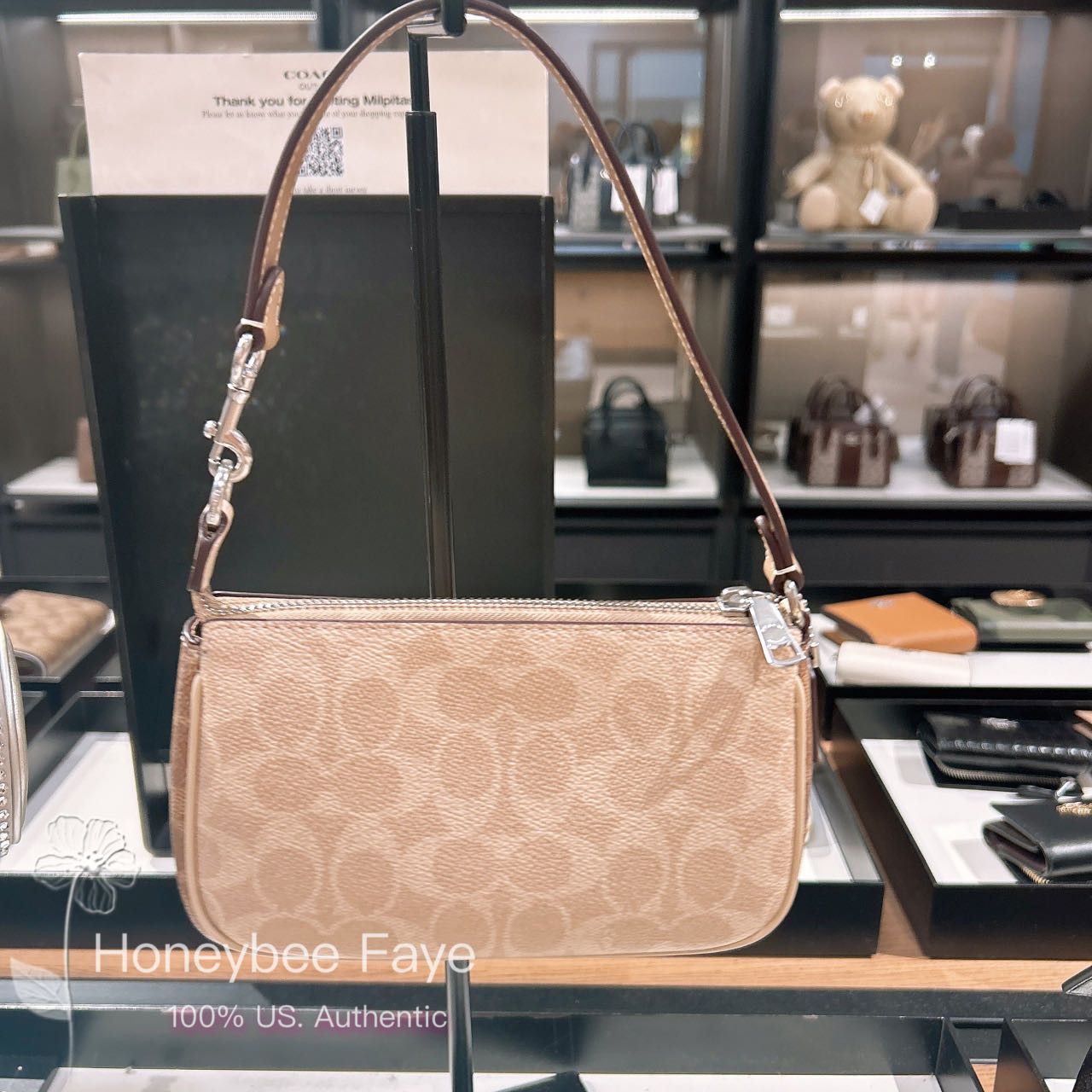 Coach Nolita 19 In Blocked Signature Canvas CY236 Size ONE SIZE - 3 Thumbnail