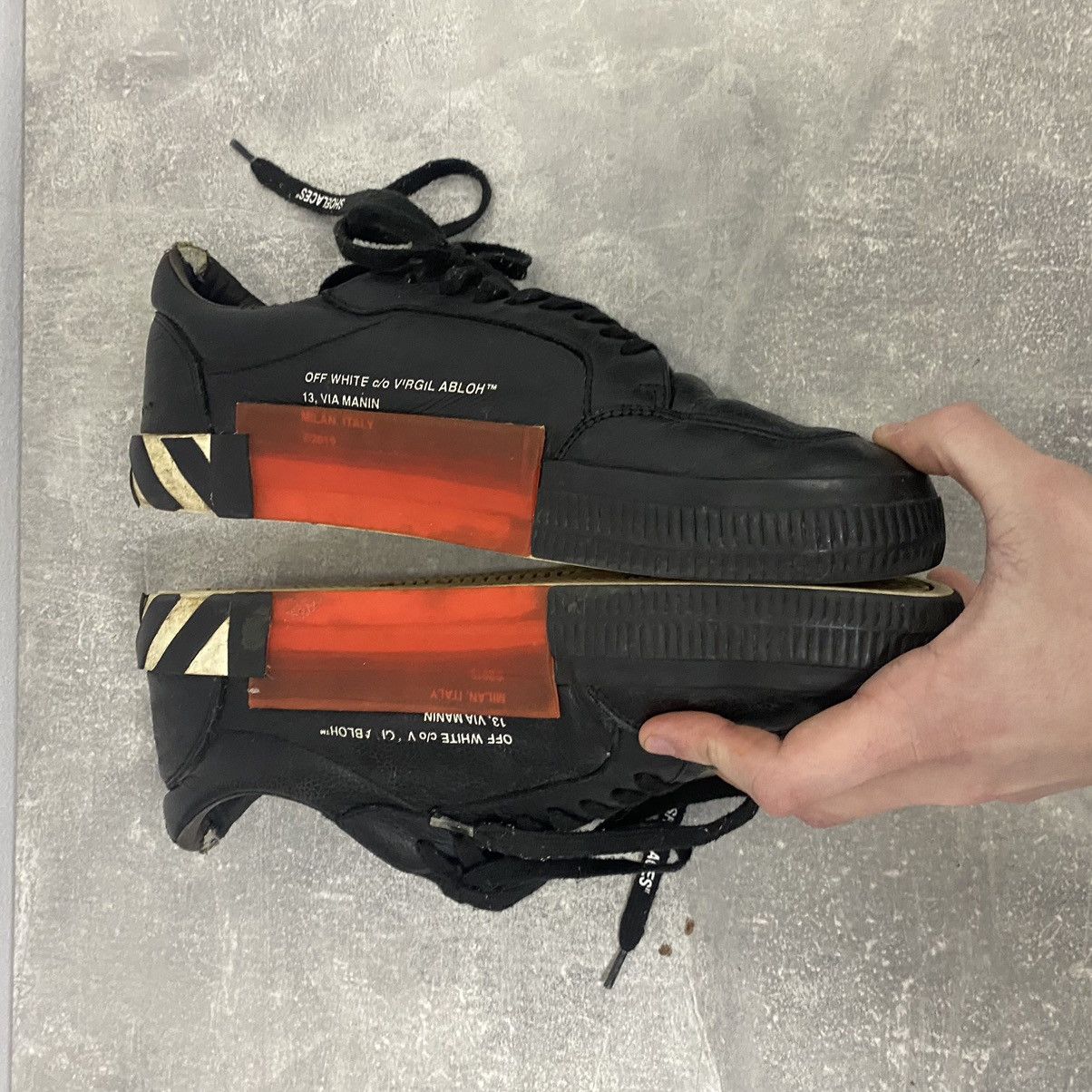 Off-White Off White Sneakers Vulcanized Shoes Size US 10 / EU 43 - 4 Thumbnail