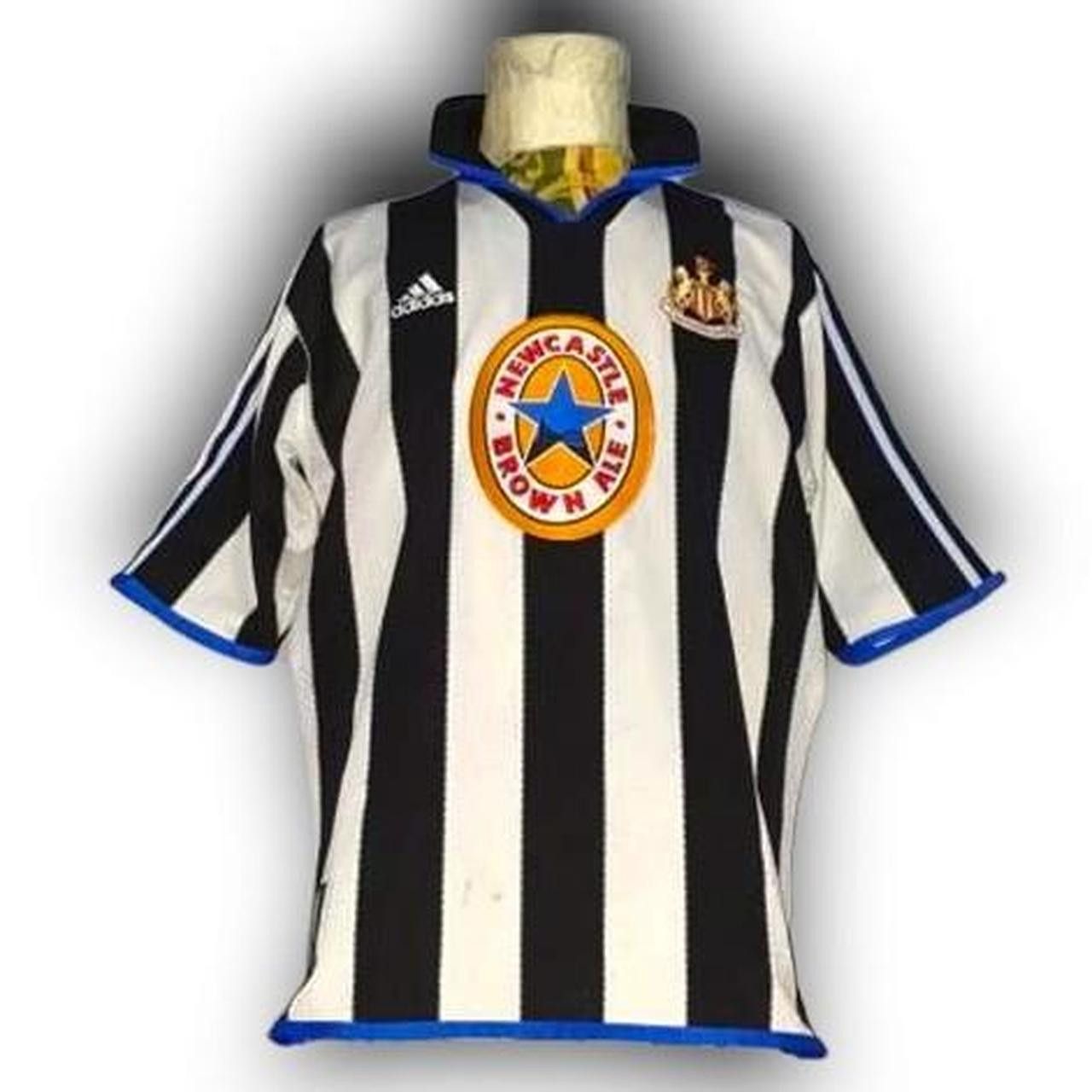 Adidas Fc Newcastle United England 1999 2000 Home Shirt Jersey Size US XL / EU 56 / 4 - 1 Thumbnail