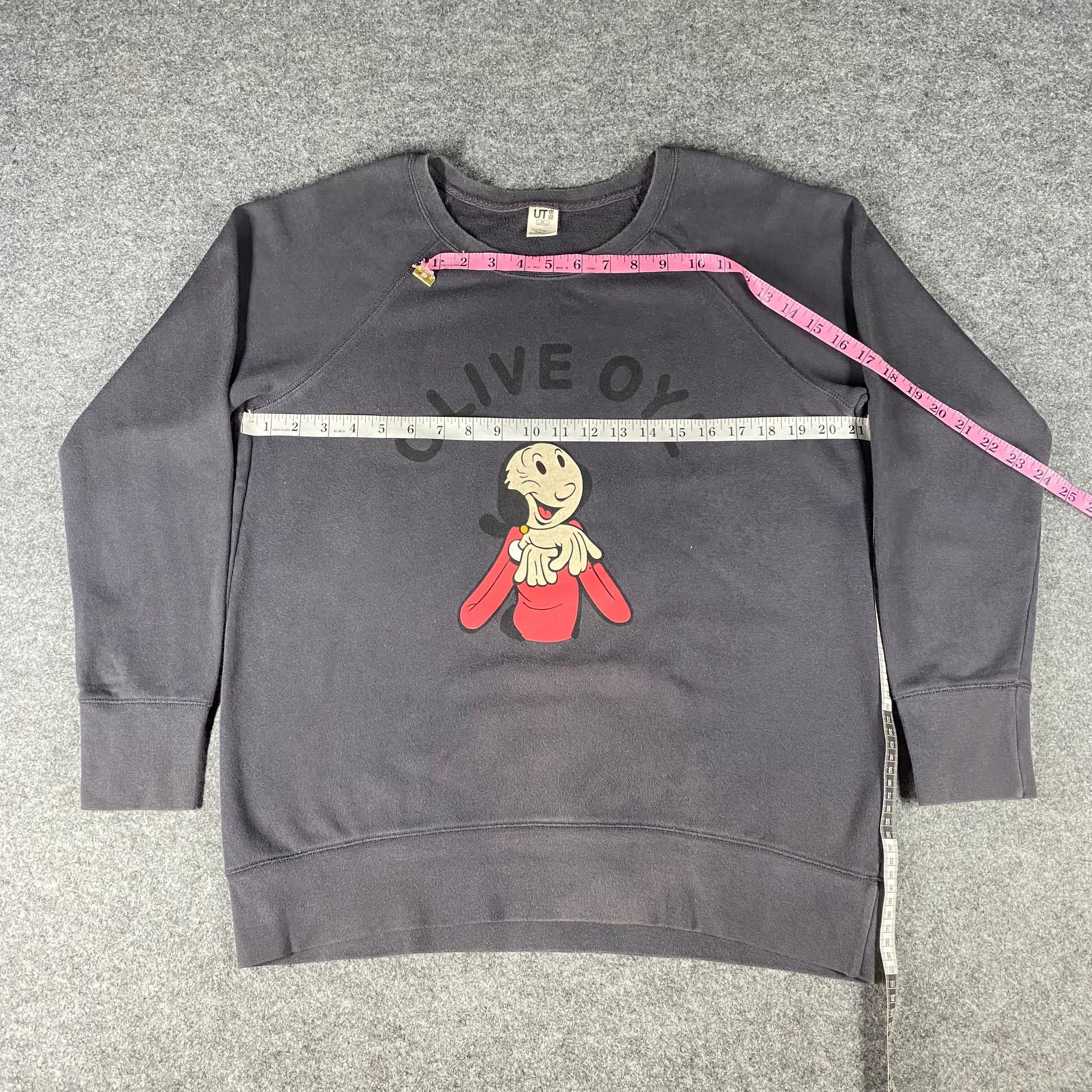 Uniqlo Vintage Popeye The Sailorman by Uniqlo Sweatshirt Size US L / EU 52-54 / 3 - 6 Thumbnail