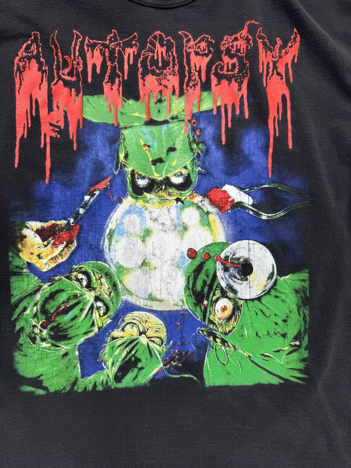 Band Tees Vintage 90s Autopsy T Shirt Size US L / EU 52-54 / 3 - 3 Thumbnail