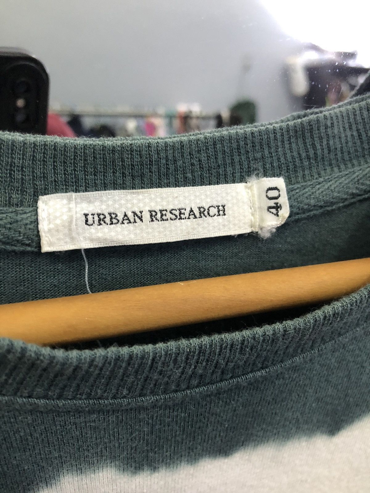 URBAN RESEARCH DOORS Urban Research Tie-Dye Stripe Long Sleeve Tee Size US M / EU 48-50 / 2 - 6 Thumbnail