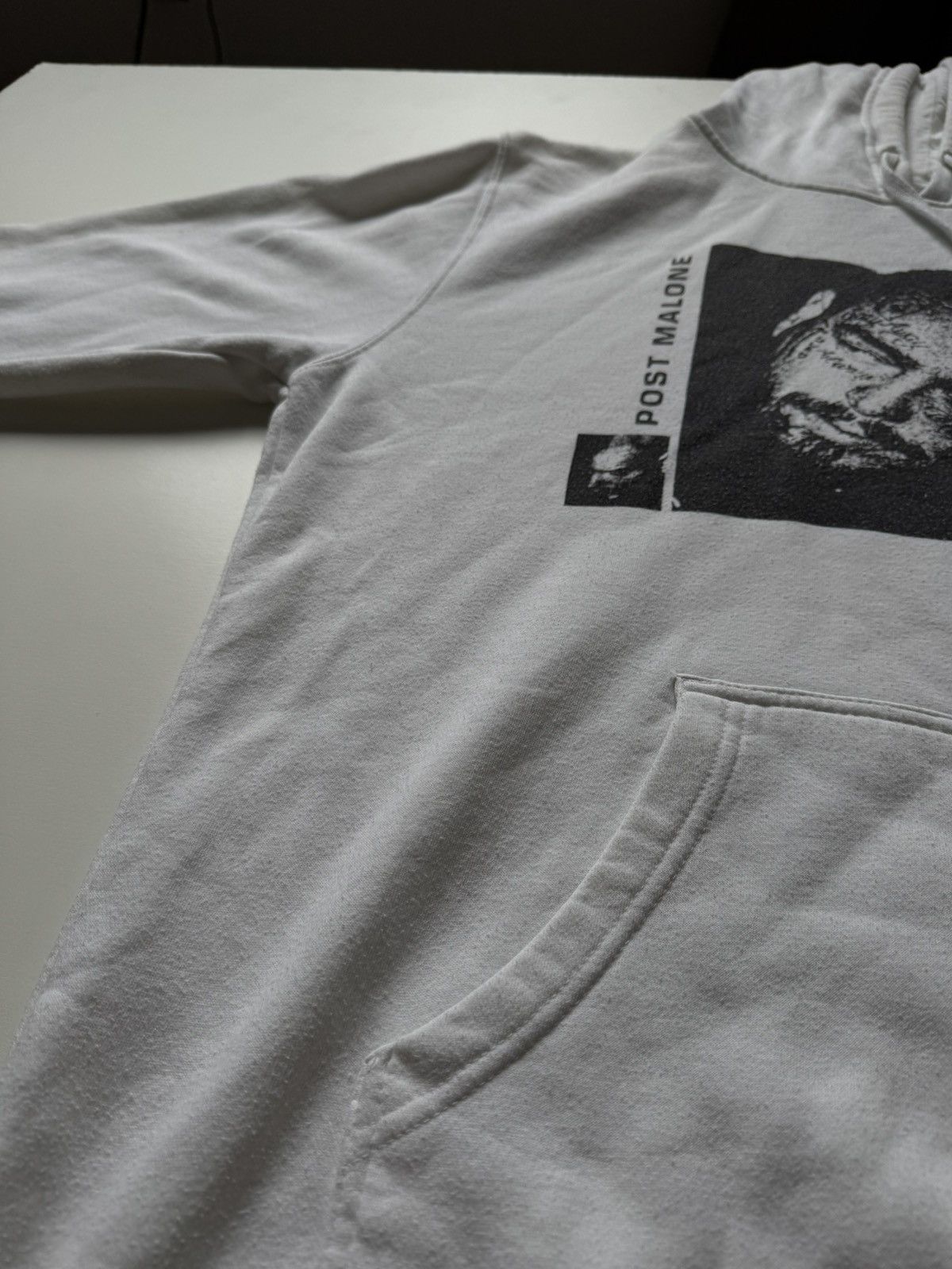 POST&CO Post Malone Posty&Co White Hoodie Merch Rock Rap Hip-hop Size US L / EU 52-54 / 3 - 14 Thumbnail