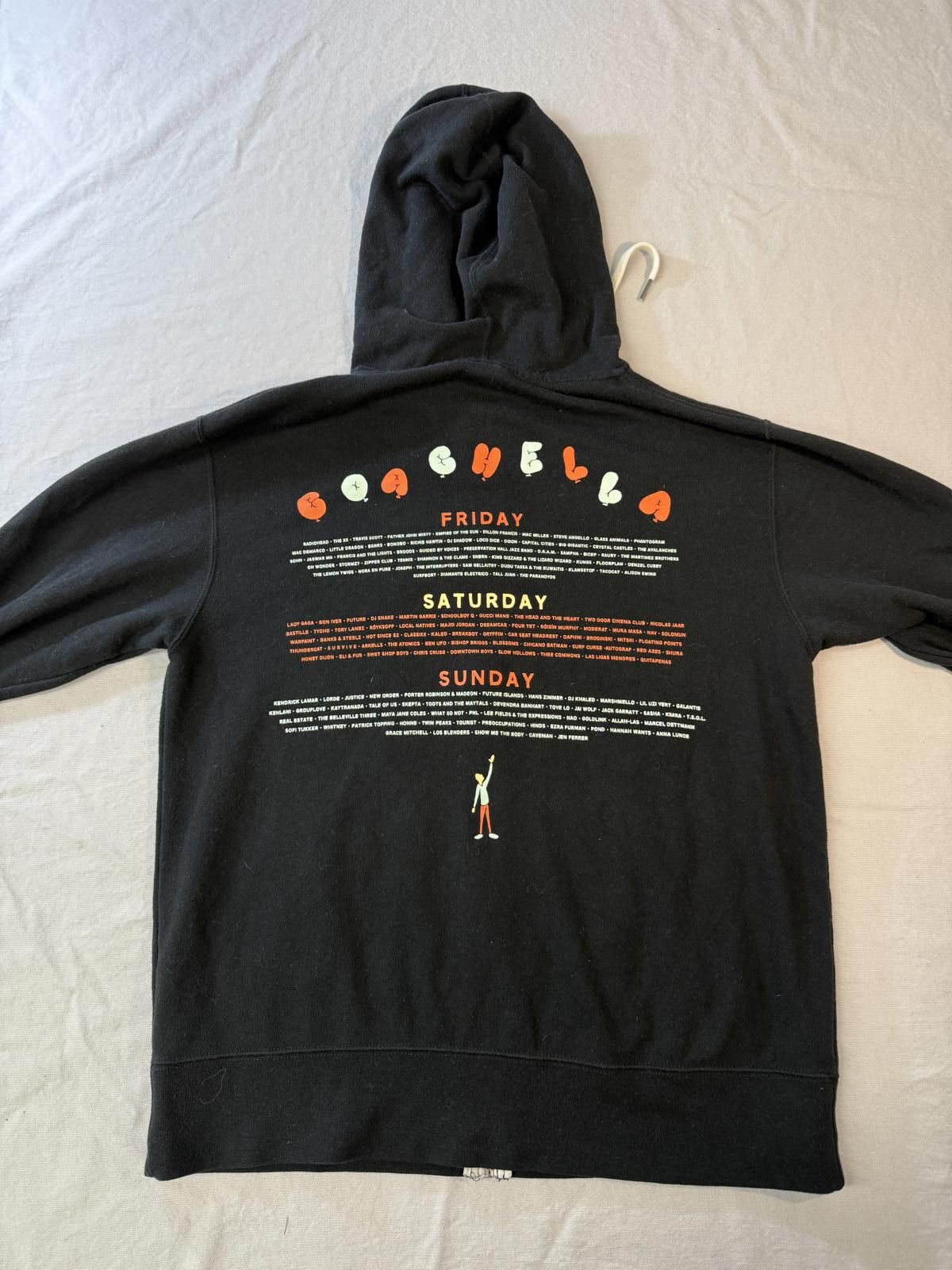 Designer Coachella 2017 Line-Up Hoodie Zip Up Balloons Art- XS Size US XS / EU 42 / 0 - 1 Thumbnail