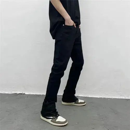 Jean custom punk flared jeans Size US 30 / EU 46 - 1 Thumbnail