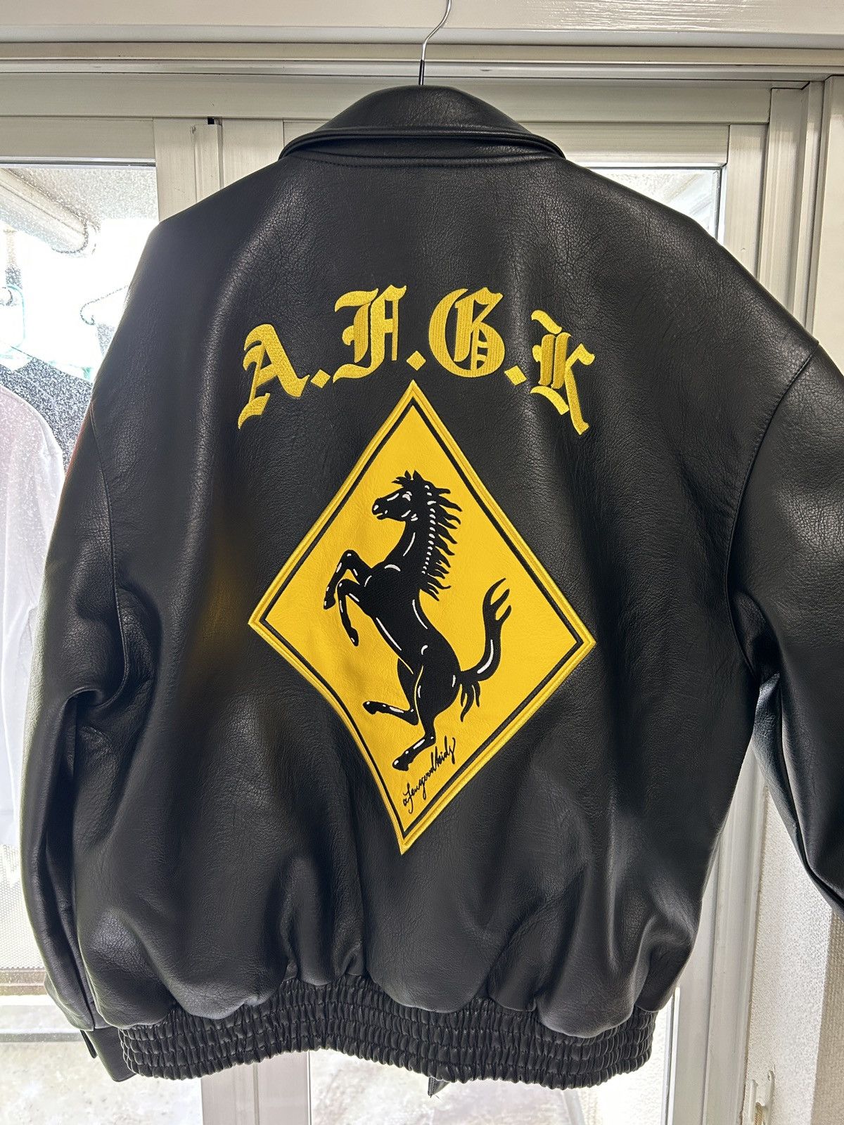 新品即決 A FEW GOOD KIDS racing leather jacket スタジャン - miapple.ca