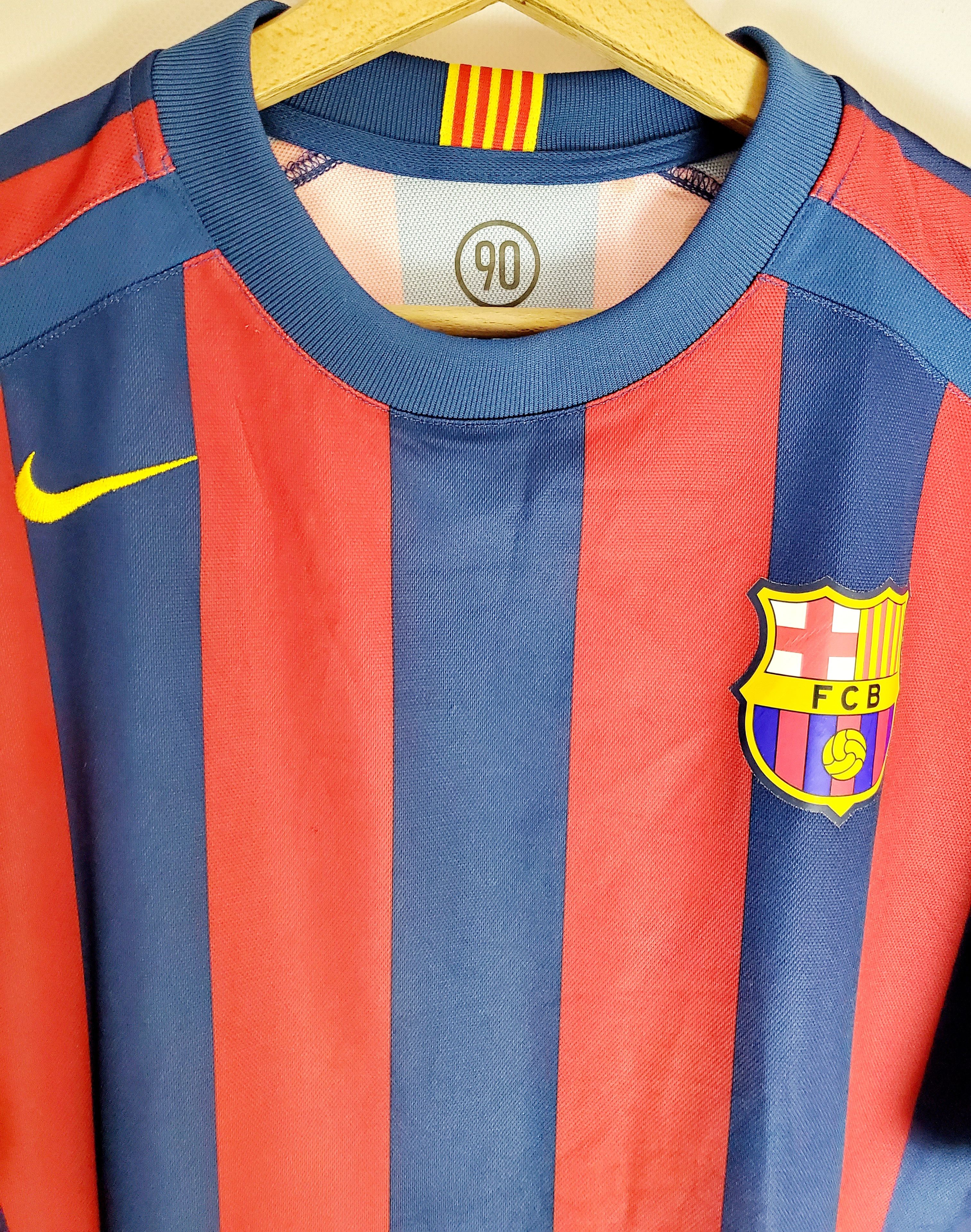 Nike Vintage Nike Barcelona 2005-06 Away jersey new condition Xl Size US XL / EU 56 / 4 - 2 Thumbnail