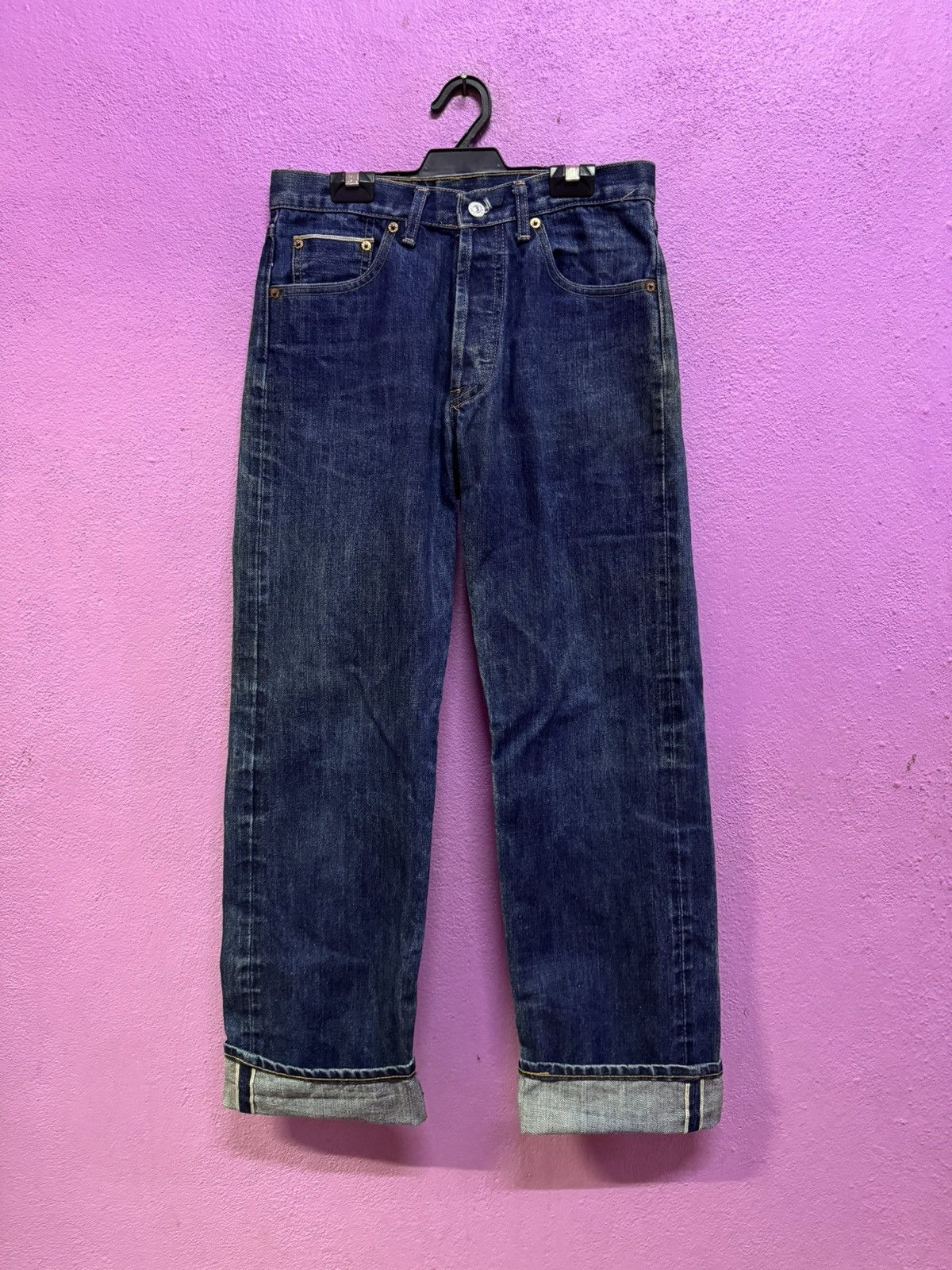 Levi's Levis 501xx Selvedge Denim Jeans Size US 29 - 3 Thumbnail