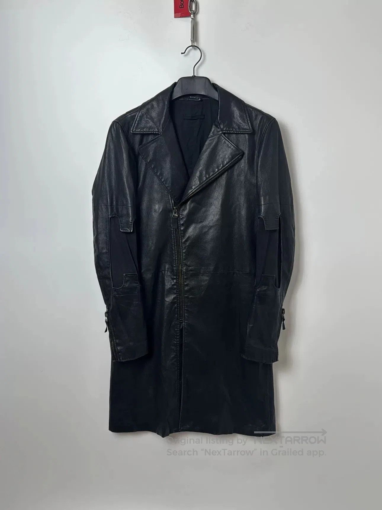 Helmut Lang Helmut Lang 2004 Dragonfly Leather Coat. Size M / US 6-8 / IT 42-44 - 2 Thumbnail