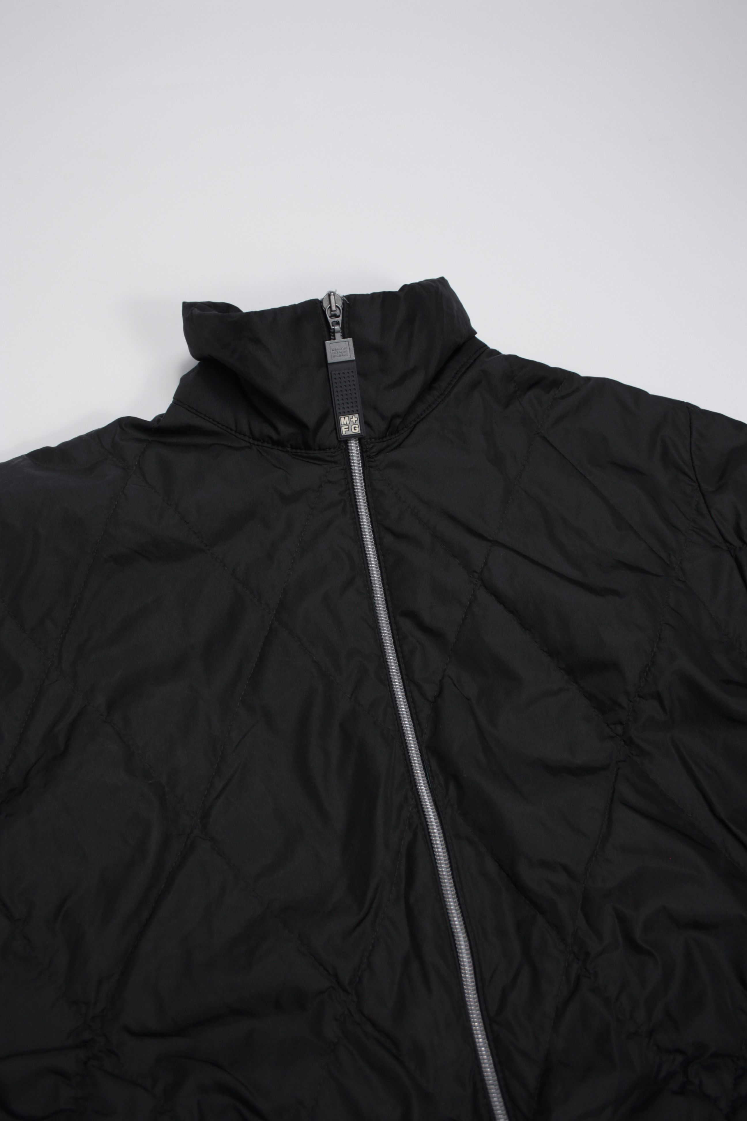 Marithe + Francois Girbaud × Vintage M+FG 2000s Vintage Quilted Nylon Biker Pullover Jacket Size M / US 6-8 / IT 42-44 - 6 Thumbnail
