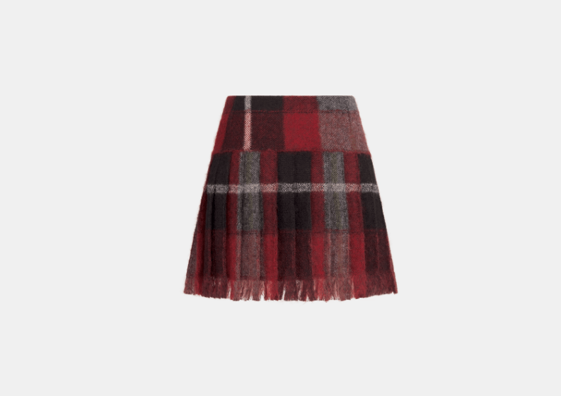 Dior o1w1db10326 514J24 Kilt Short in Multicolor Size 30" / US 8 / IT 44 - 2 Thumbnail