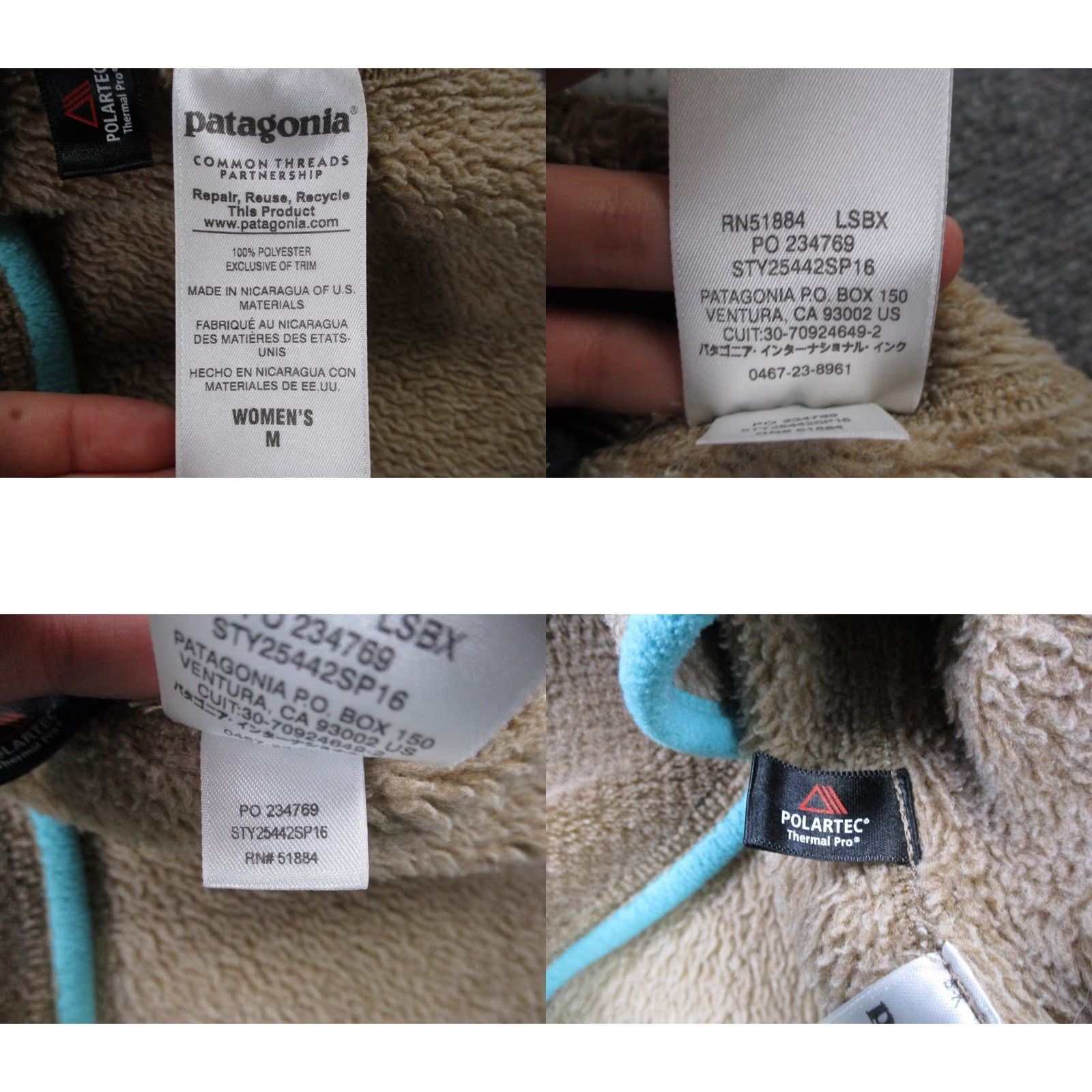 Patagonia Patagonia Jacket Women M Brown Snap Fleece Polartec Thermal Windproof Logo Casual Outdoor 80s? Size M / US 6-8 / IT 42-44 - 8 Thumbnail