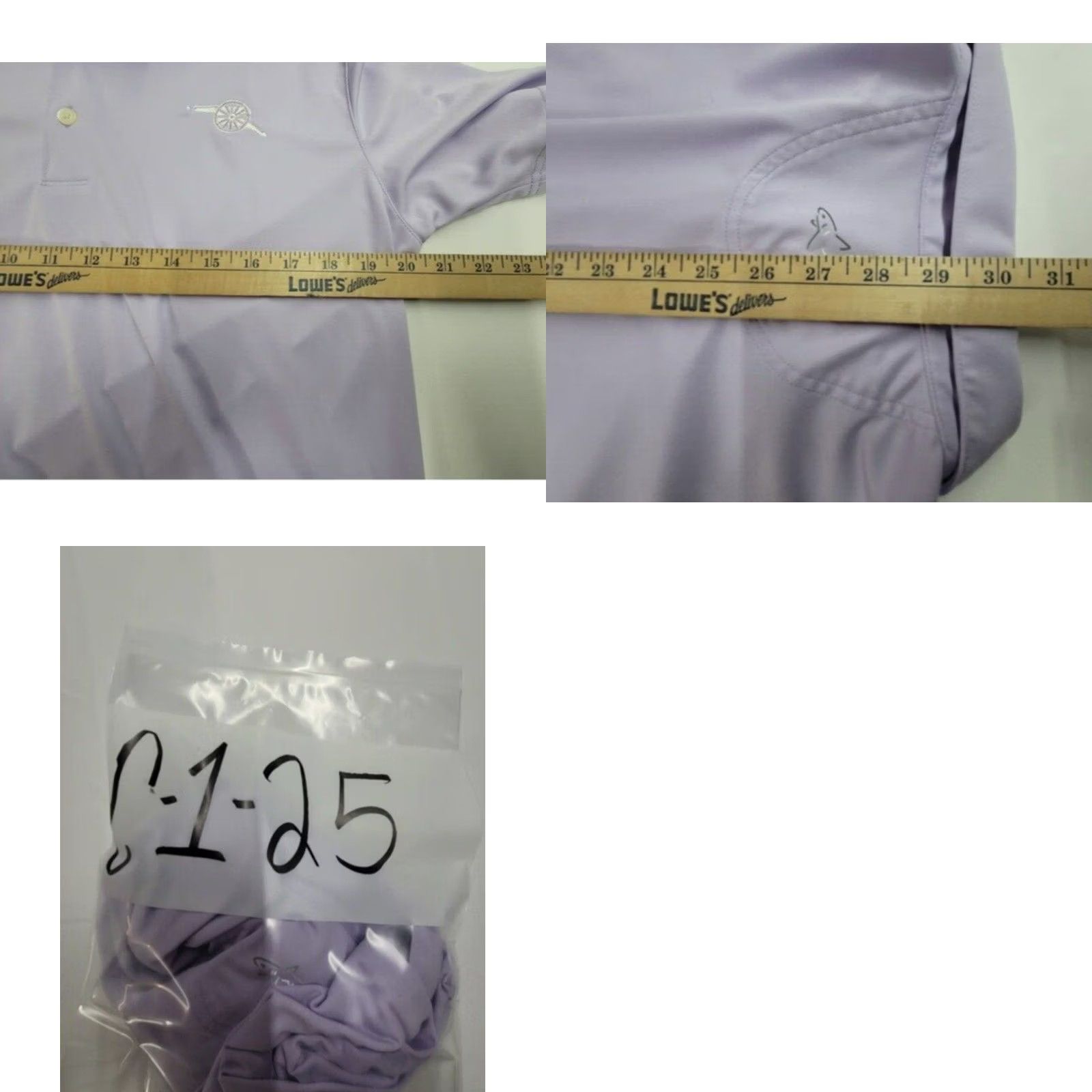 Vintage Mens Greg Norman Polo Shirt Regular Purple Short Sleeve Golf Play Dry M Size US M / EU 48-50 / 2 - 8 Thumbnail