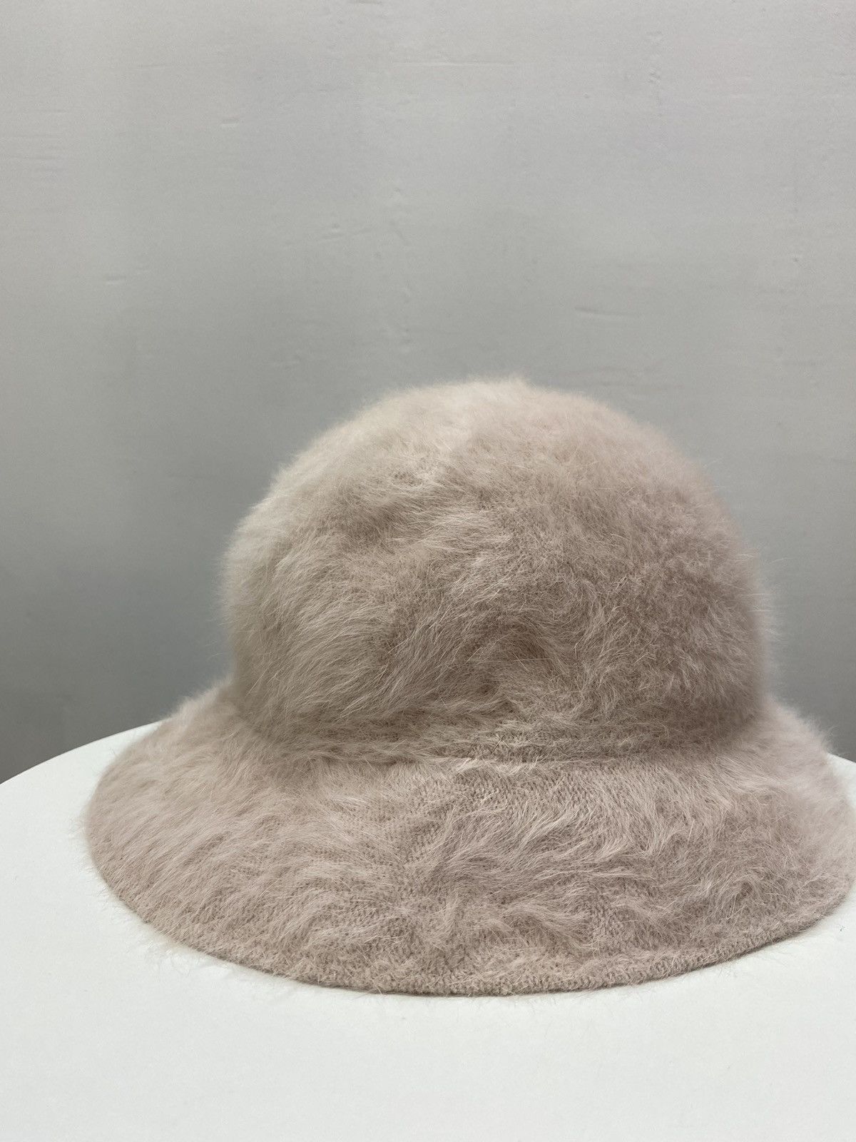 Kangol × Vintage KANGOL PINK FURGORA MIRIAM ANGORA FUR BUCKET HAT Size ONE SIZE - 5 Thumbnail