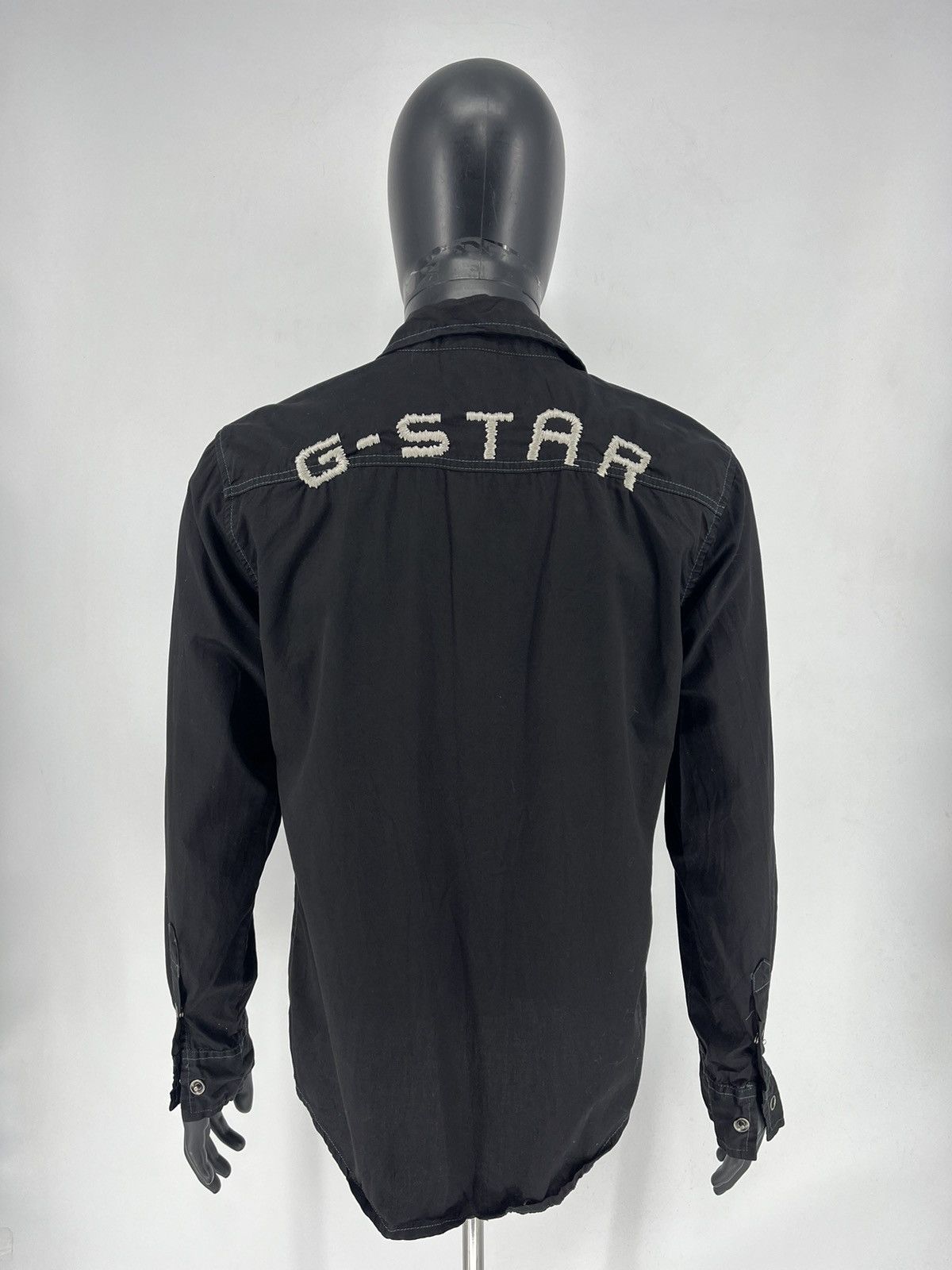 G-Star × Raw State × Vintage Vintage Y2K G Star Raw Men’s Black Shirt With Big Logo Size US L / EU 52-54 / 3 - 9 Thumbnail