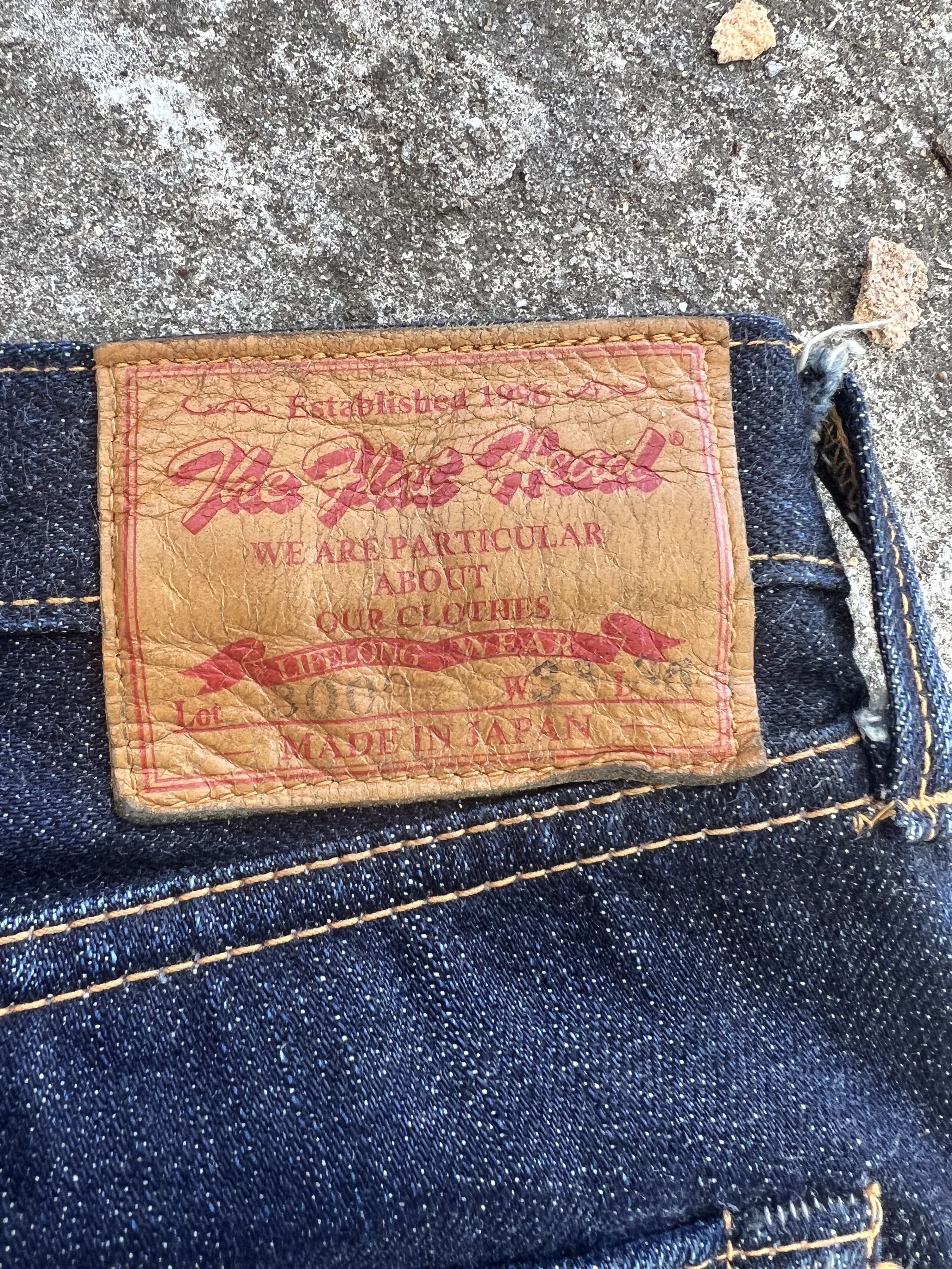 The Flat Head The Flat Head 3009 Made In Japan 14.5oz Selvedge Jeans 33x36 Size US 33 - 19 Thumbnail