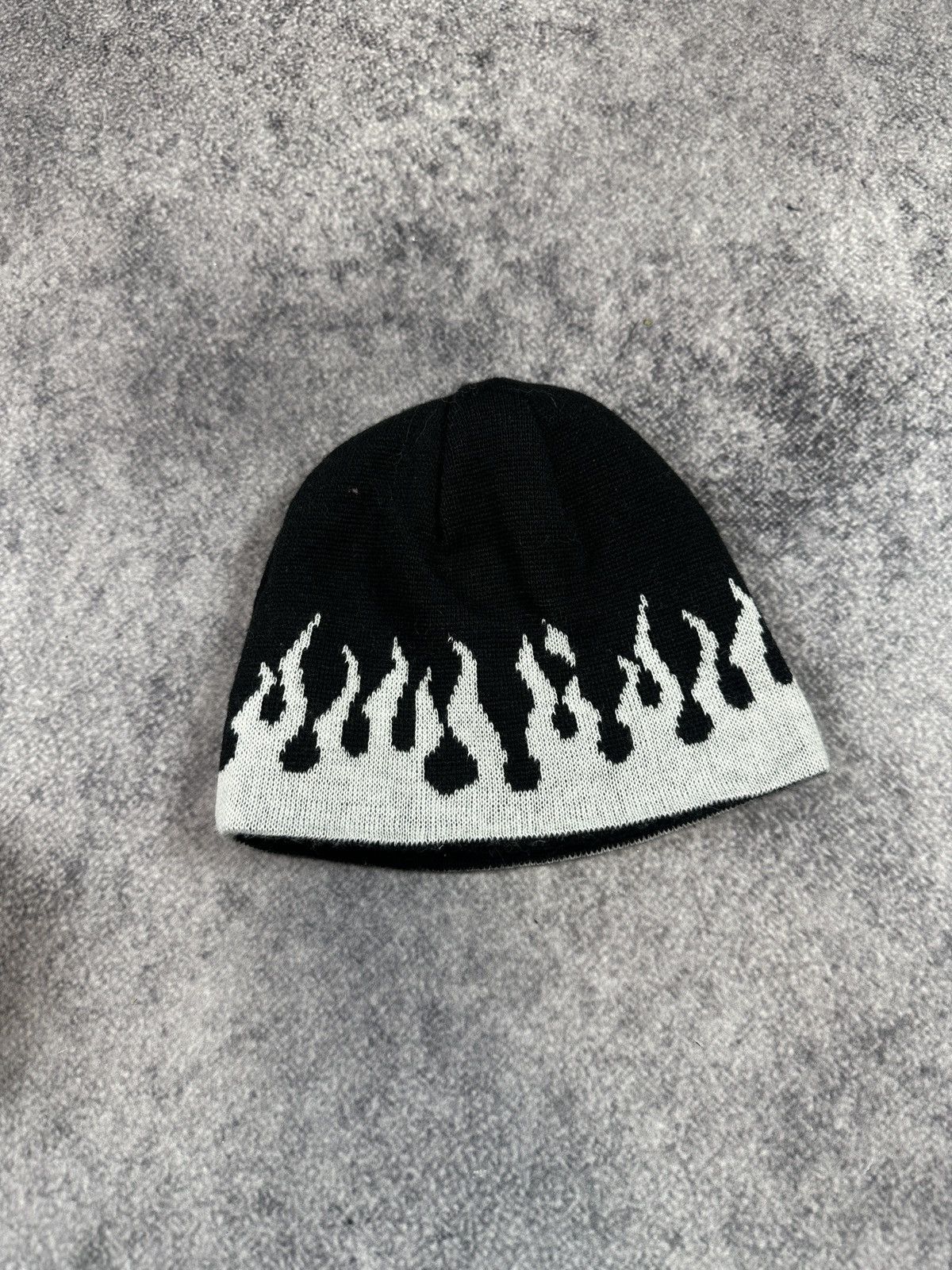 Japanese Brand Y2K Vintage Fire Skull Hat Reversible Avant Garde Flame Usa Size ONE SIZE - 1 Thumbnail