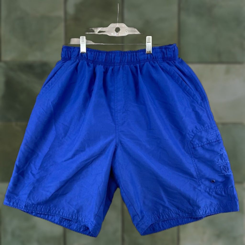 Speedo Speedo Mens Swimwear Blue Large Lined Size US 33 - 1 Thumbnail