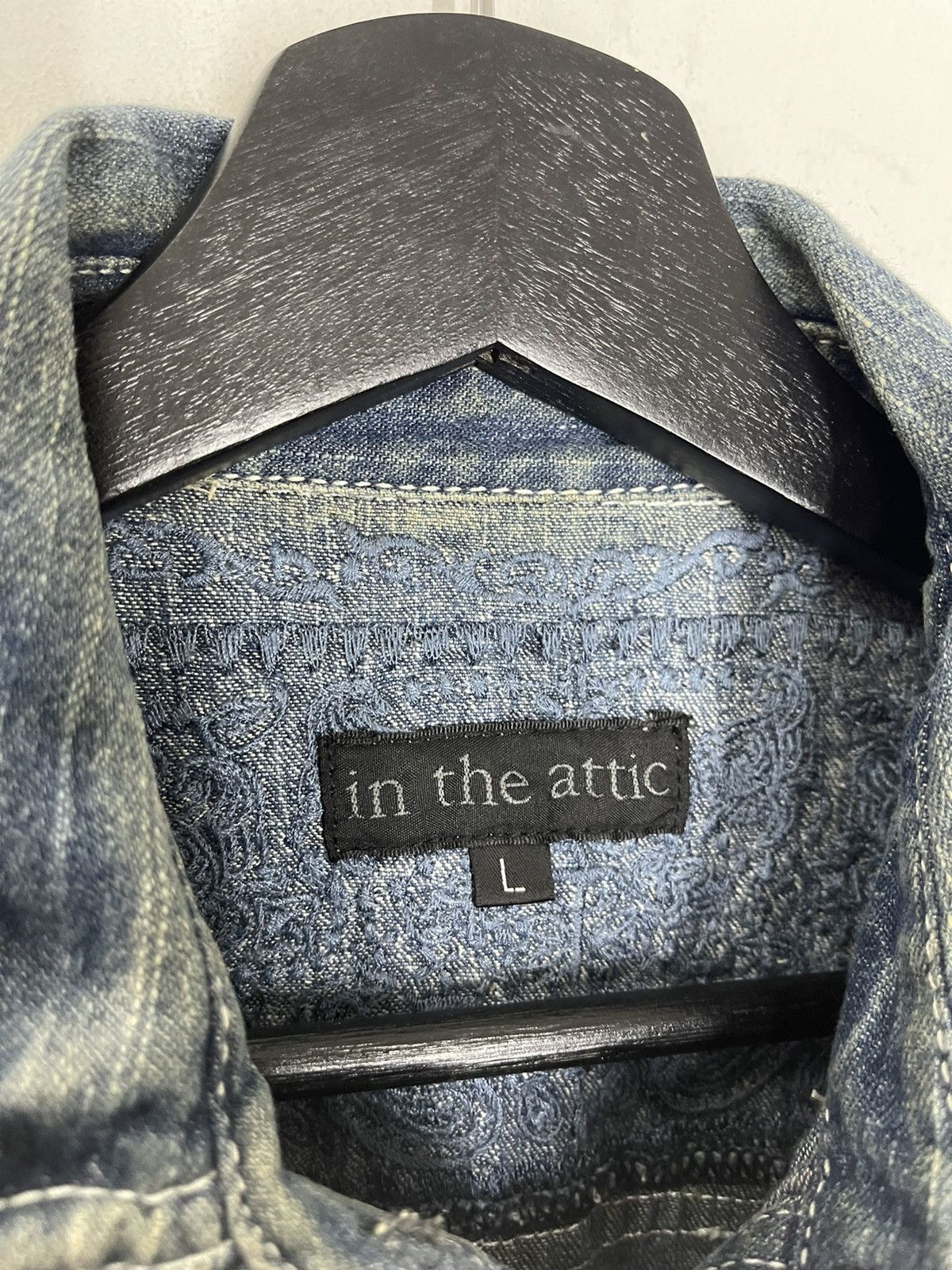 In The Attic RARE🔥 BLUE INDIGO IN THE ATTIC RANCHWEAR WESTERN Size US M / EU 48-50 / 2 - 5 Thumbnail