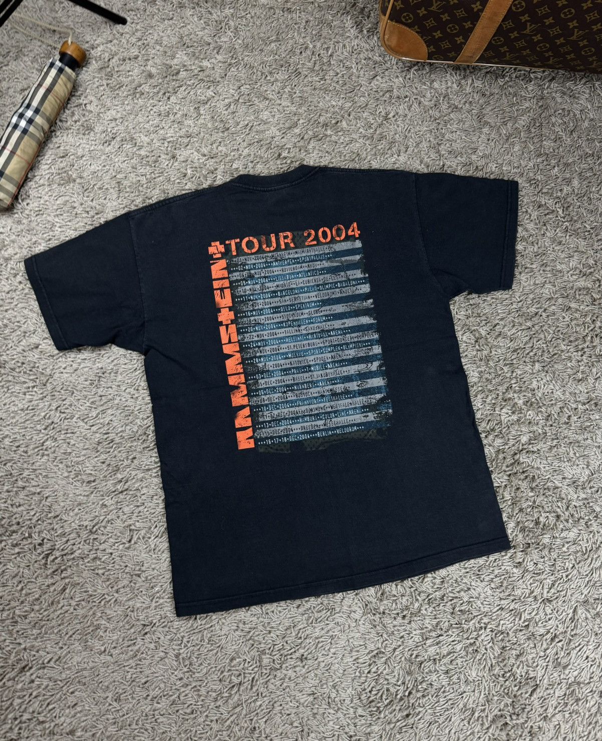Band Tees Vintage rock t shirt Rammstein Tour 2004s original item Size US L / EU 52-54 / 3 - 4 Thumbnail