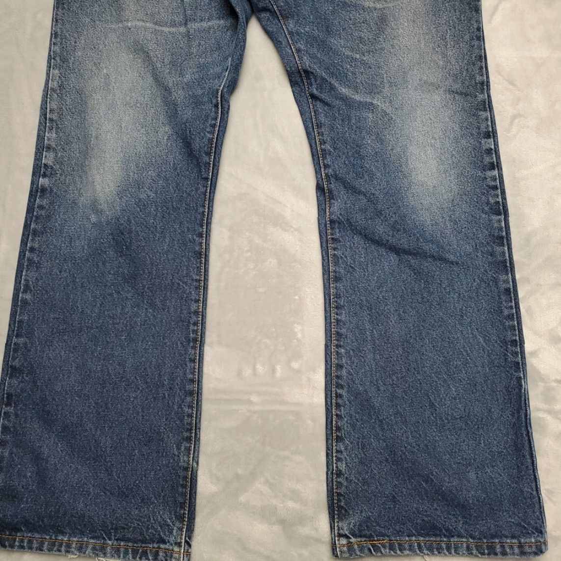 Denime VINTAGE Levis 517 Jeans Mens 38x32 Blue Faded Denim 100% Cotton Classic Bootcut Pants Size US 38 / EU 54 - 2 Thumbnail