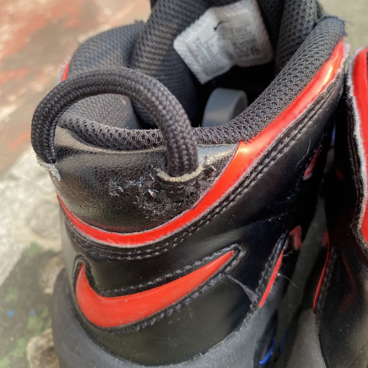 Nike Nike air more uptempo 96 kids electric black bright crimson Size US 6 / IT 36 - 9 Thumbnail