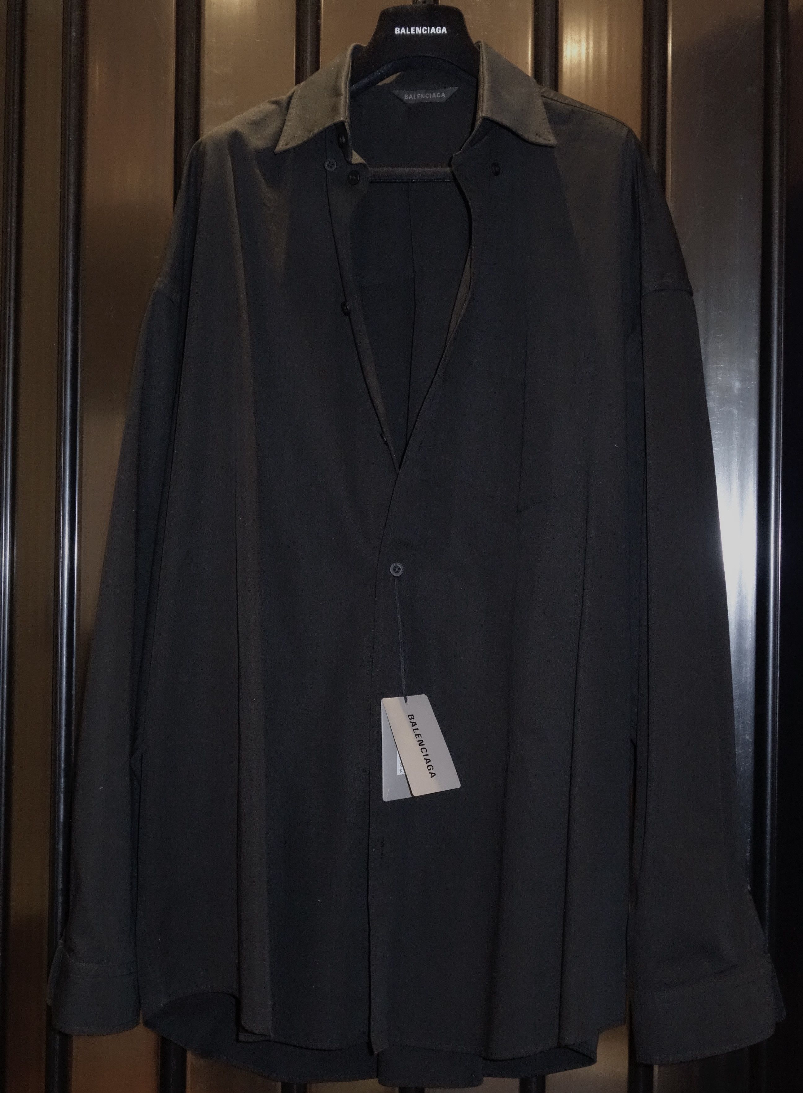 '360 Degree' Winter 022 oversized button down shirt