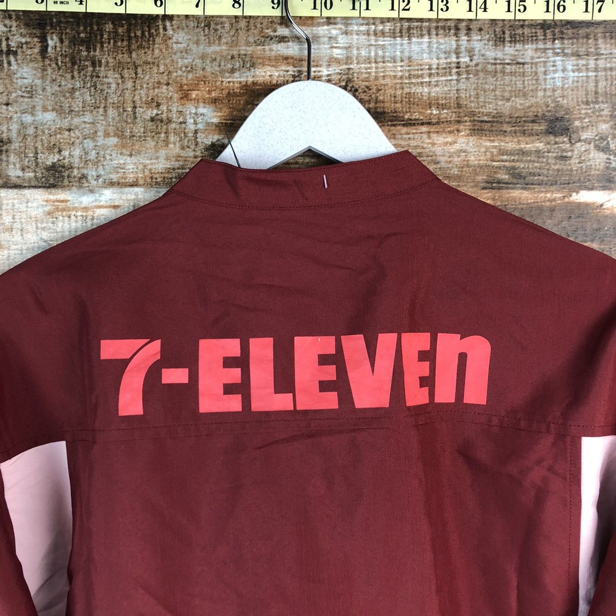 Japanese Brand 7 Eleven vintage Pink Shirt #A2477 Size US L / EU 52-54 / 3 - 19 Thumbnail
