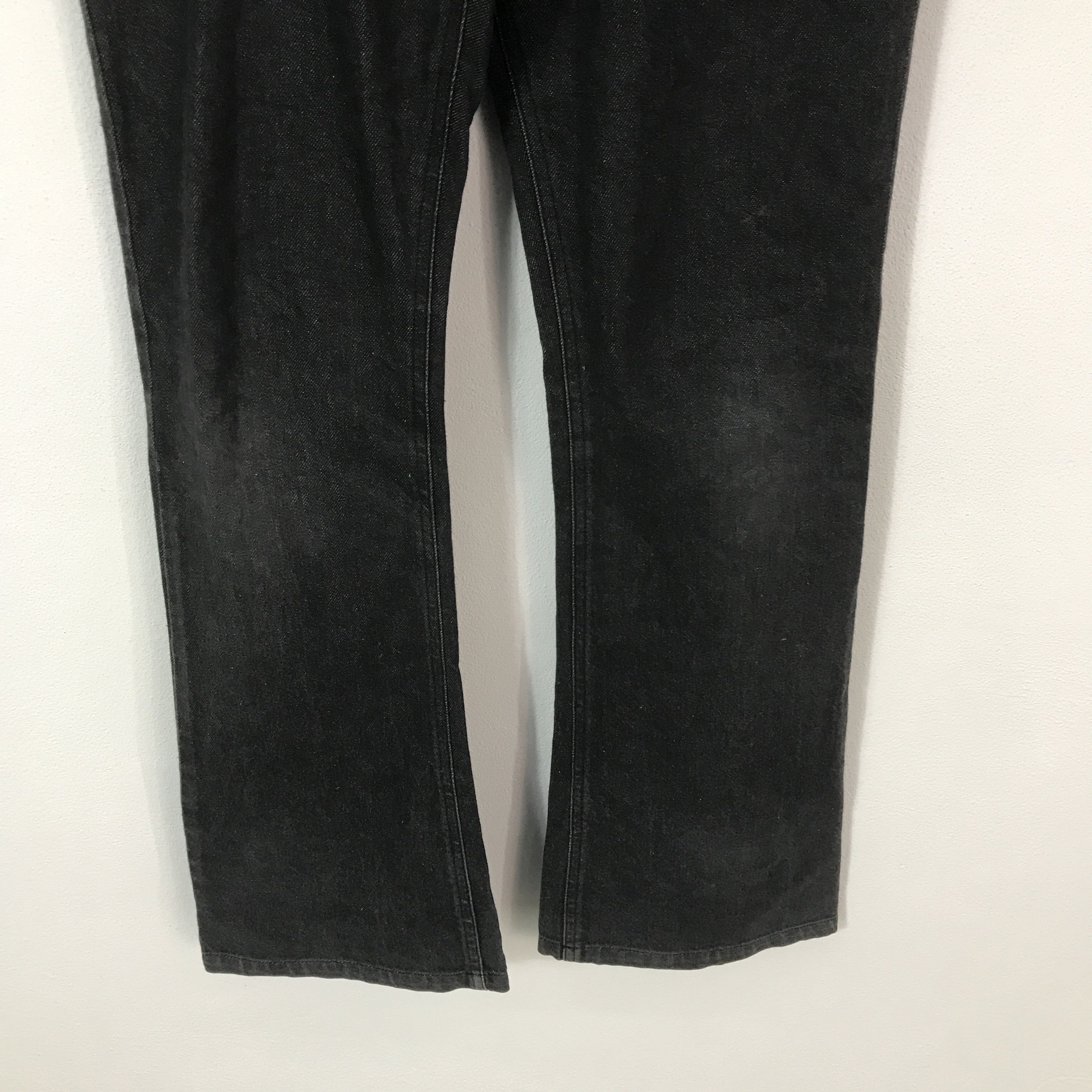 Super Lovers super lovers bootcut black denim pants K54B15 Size US 28 / EU 44 - 3 Thumbnail