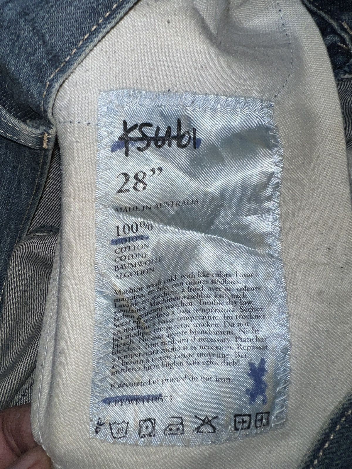 Ksubi Ksubi Denim Jeans 32x30 Size US 32 / EU 48 - 13 Thumbnail