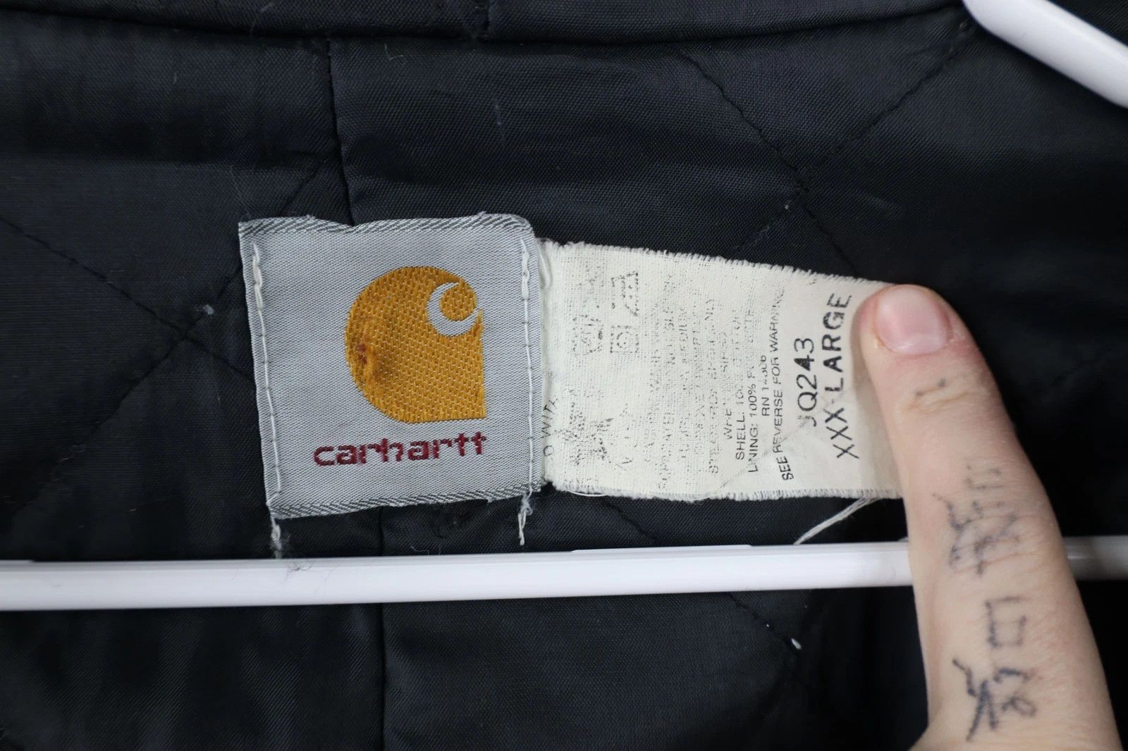 Carhartt Vintage 90s Carhartt Canvas Hooded Jacket Green USA 3XL Size US XXL / EU 58 / 5 - 9 Thumbnail