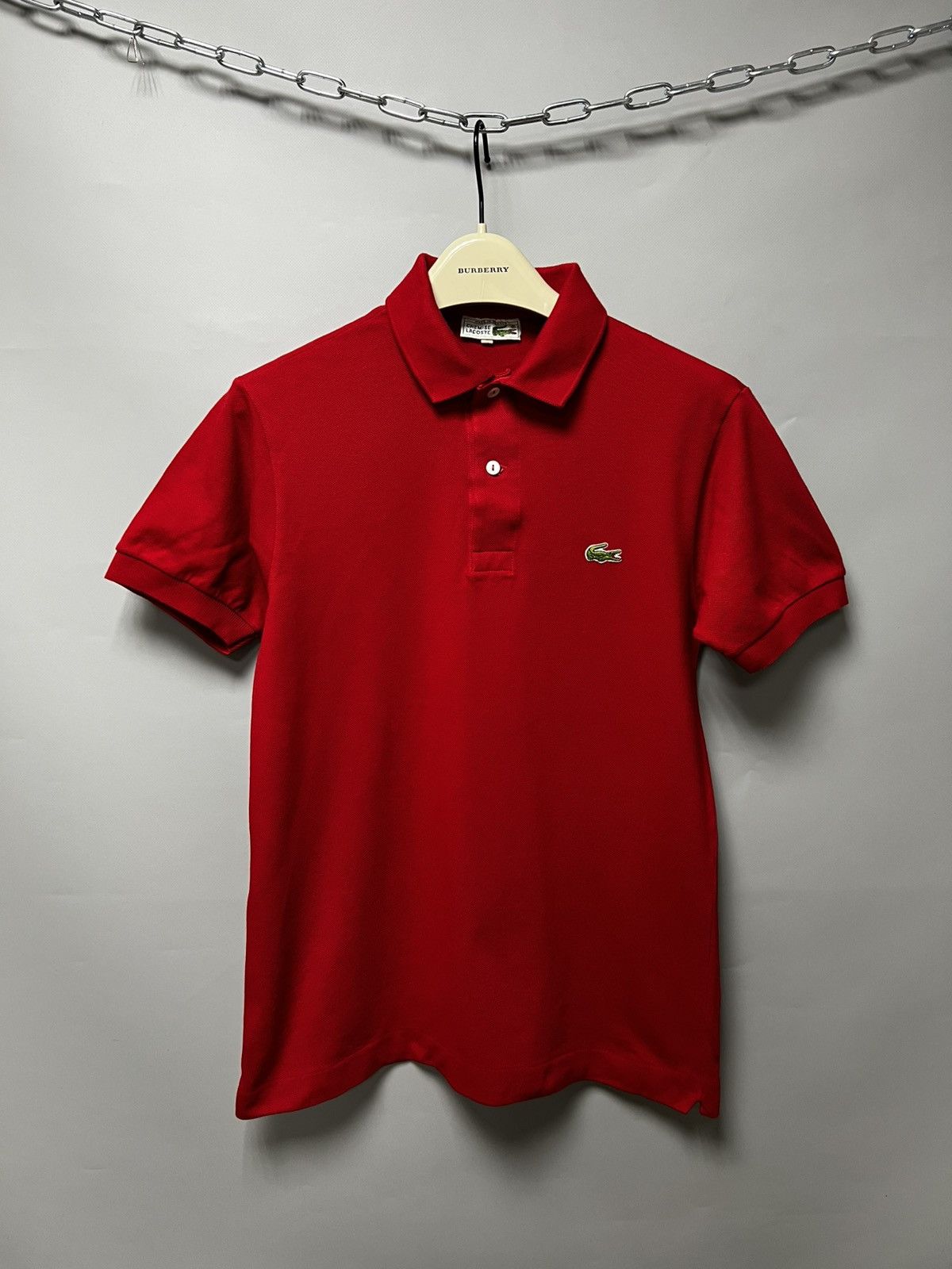 Lacoste Vintage 90s Lacoste Polo Shirt Red men’s Size US XS / EU 42 / 0 - 1 Thumbnail