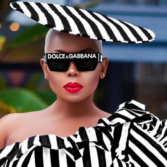 Dolce & Gabbana Dolce & Gabbana DG2233 01/87 Sunglasses Black Shield Frame Size ONE SIZE - 10 Thumbnail