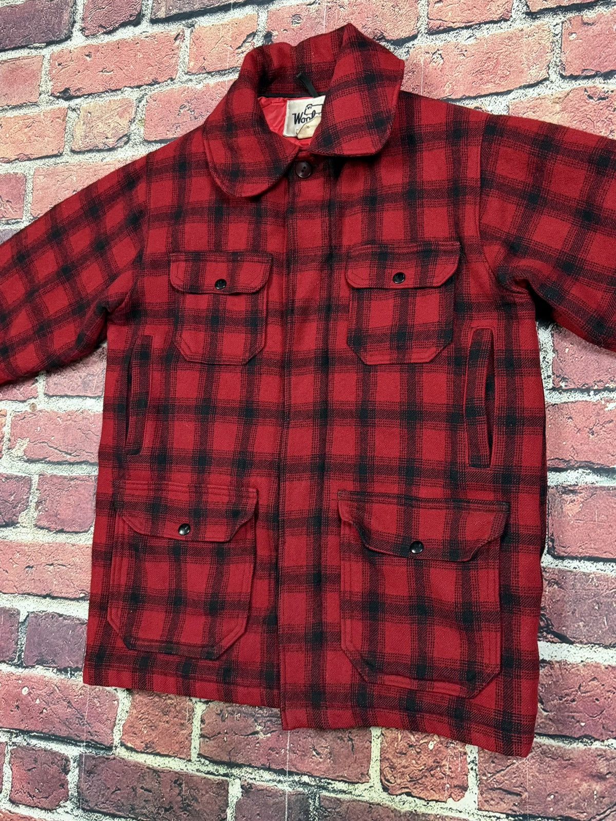 Woolrich Woolen Mills Vintage Woolrich Mackinaw Buffalo Plaid Wool Quilted Cruiser Size US M / EU 48-50 / 2 - 6 Thumbnail