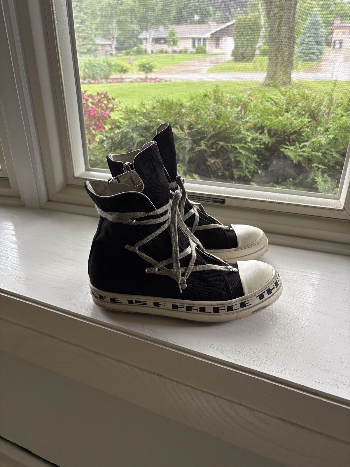 Rick Owens Rick Owens Mega Lace Ramones | Grailed