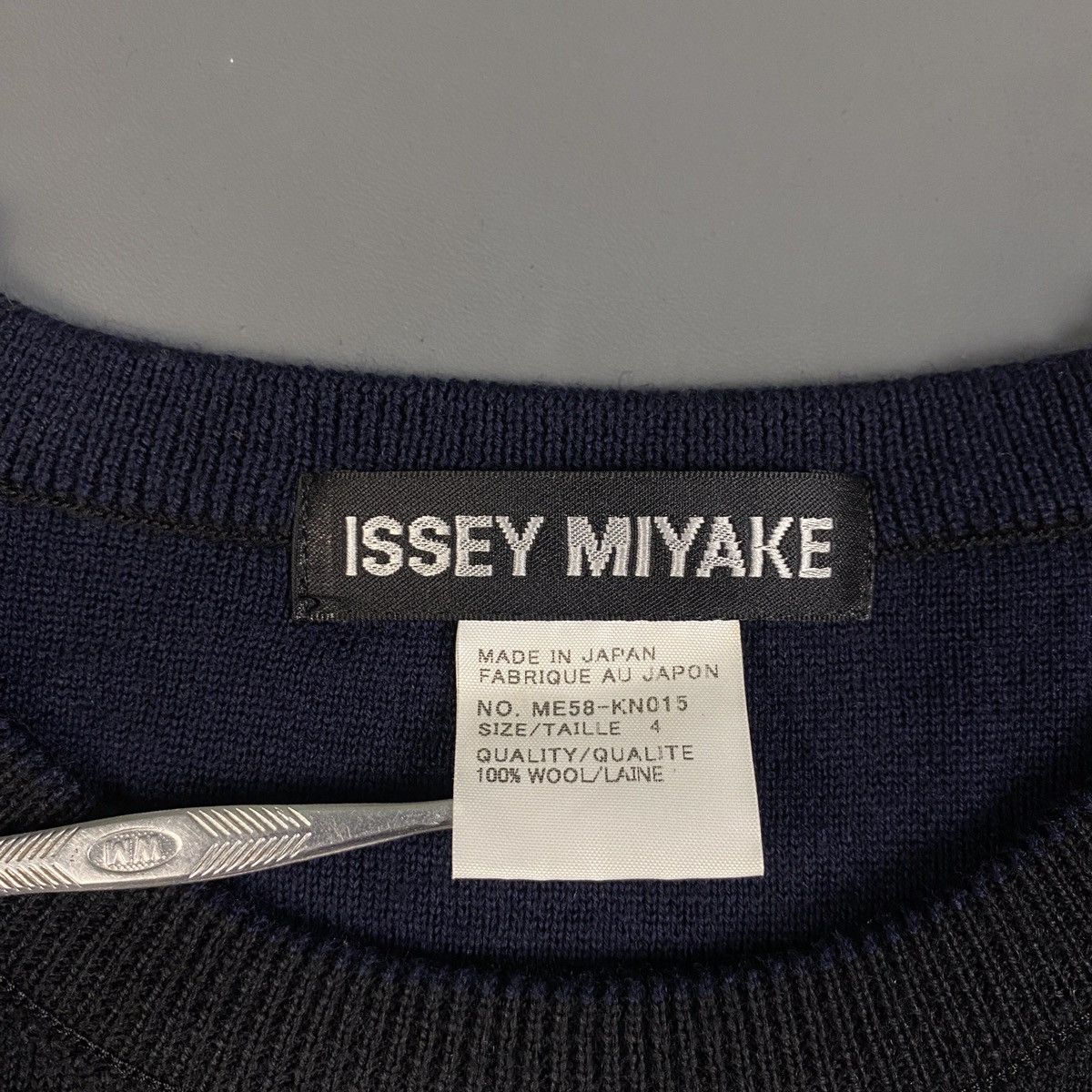 Issey Miyake Issey Miyake Raw Hem Wool Sweater Size US L / EU 52-54 / 3 - 3 Thumbnail