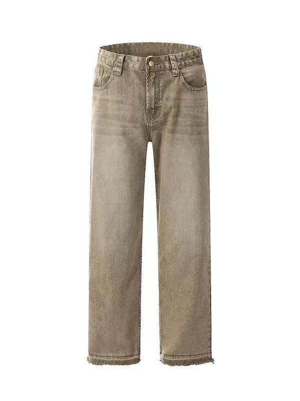 VIBE Vintage Maillard Brown Washed Distressed Jeans Size US 30 / EU 46 - 8 Thumbnail