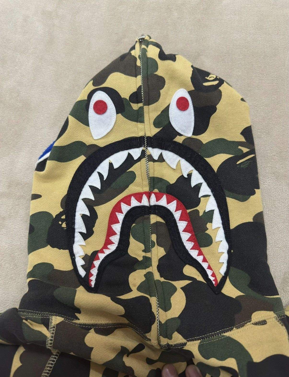 Bape BAPE Shark Head Color Block Camo Jacket K5 Size US XL / EU 56 / 4 - 7 Thumbnail