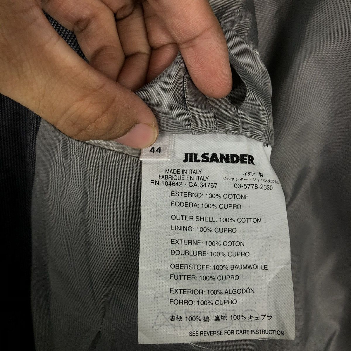 Jil Sander 🔥VINTAGE JILL SANDER COATS JACKET DOUBLE BREAST Size US S / EU 44-46 / 1 - 18 Thumbnail