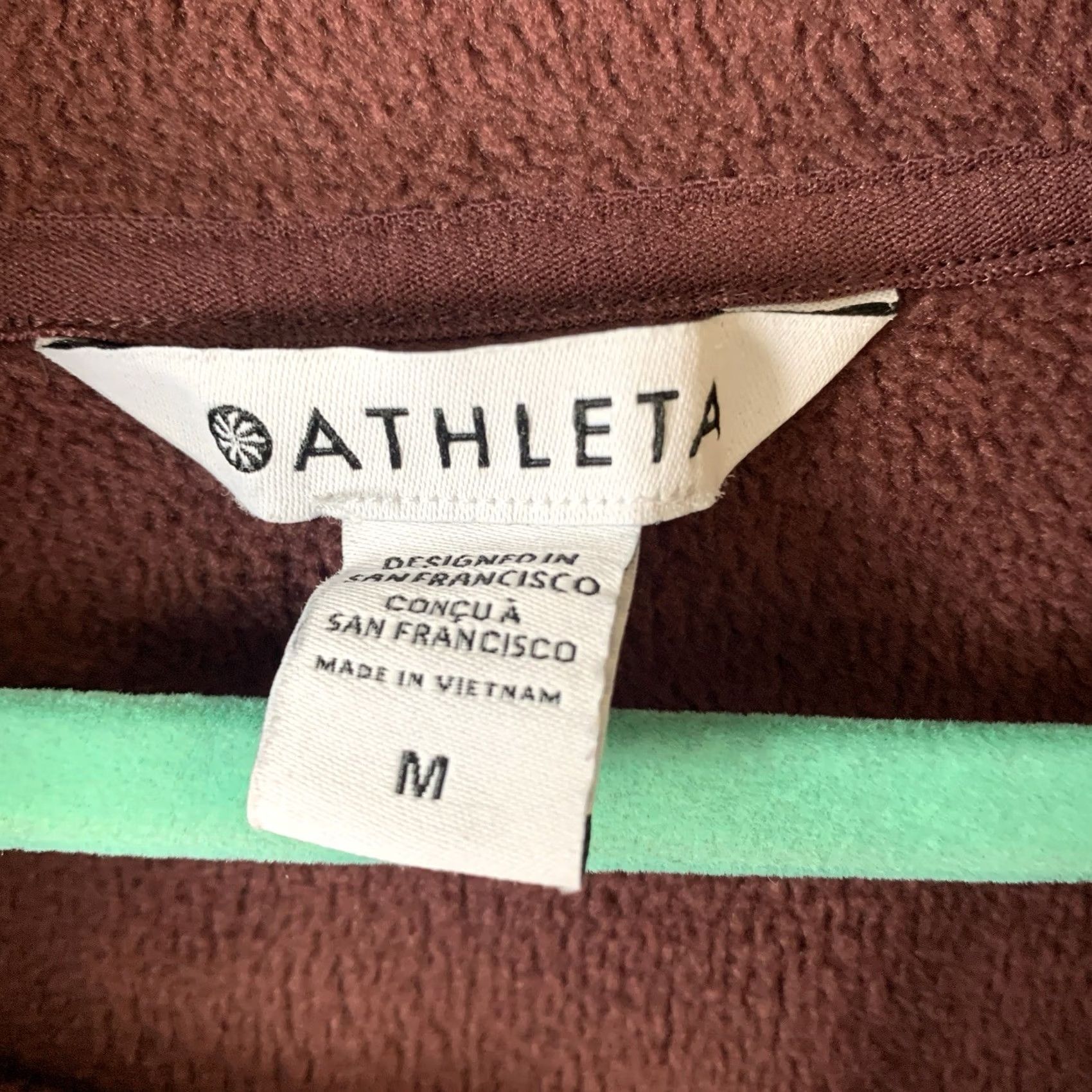 Athleta Athleta Sweatshirt Womens M Maroon Cozy Karma Asym Pullover Tunic Y2K Gorpcore Size M / US 6-8 / IT 42-44 - 3 Thumbnail