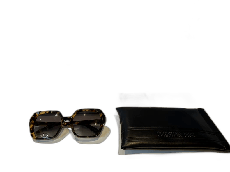 Dior Dior Leopard Print Sunglasses Complete Set Size ONE SIZE - 1 Thumbnail