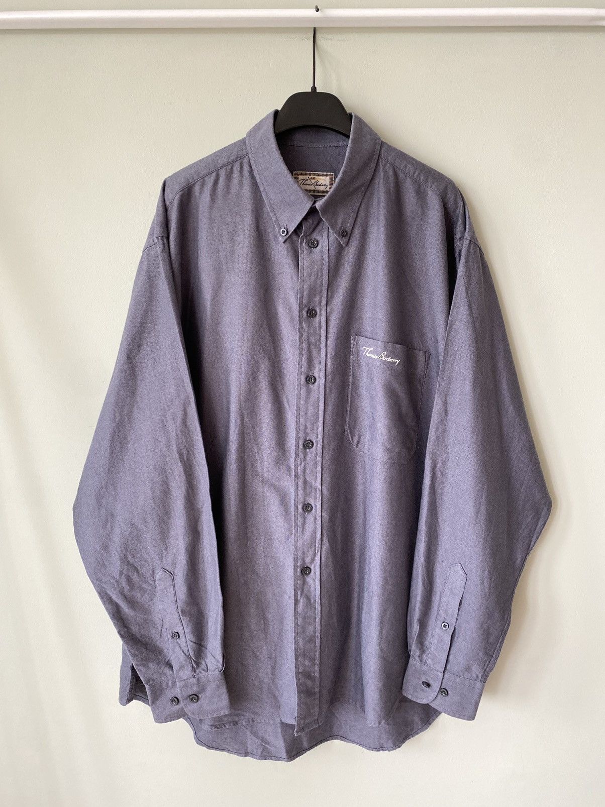 Burberry Burberry by Thomas Burberry vintage logo ls shirt Size US XXL / EU 58 / 5 - 1 Thumbnail