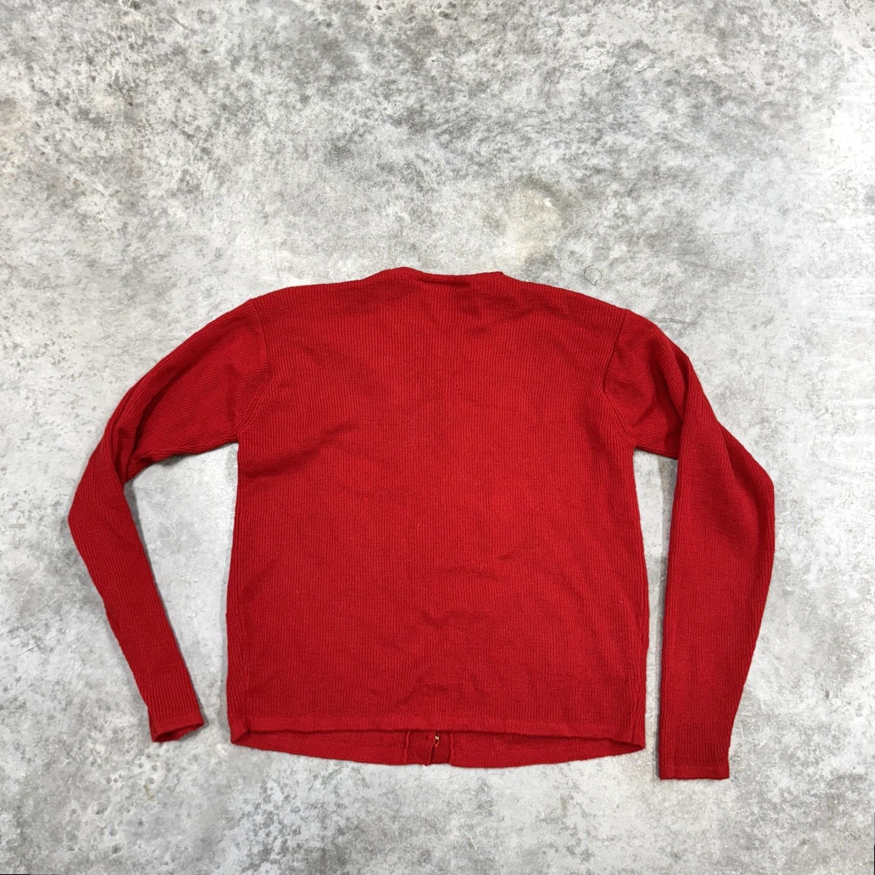 Orvis Orvis Cardigan Womens Small Red Wool Crewneck Knit Button Size S / US 4 / IT 40 - 7 Thumbnail