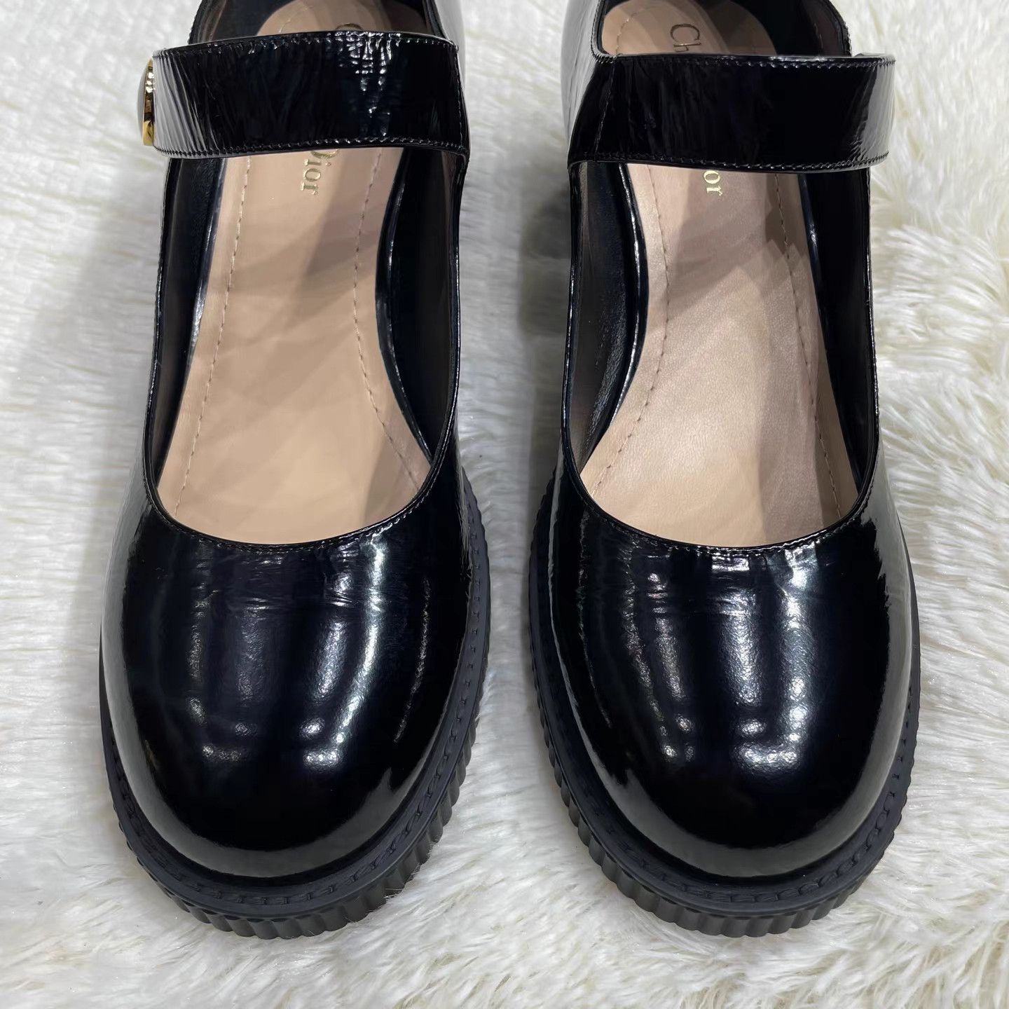 Dior DIOR D-Doll Mary Jane Round Toe Block Heel Pumps K15 Size US 9 / IT 39 - 8 Thumbnail