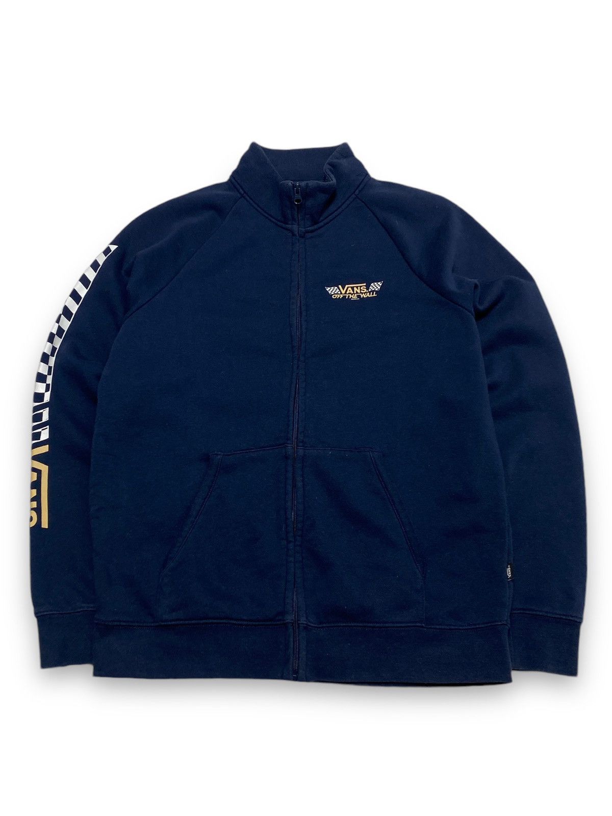 Vans Vintage VANS Big Logo Zip Turtleneck Sweatshirt Y2K Size US M / EU 48-50 / 2 - 1 Thumbnail