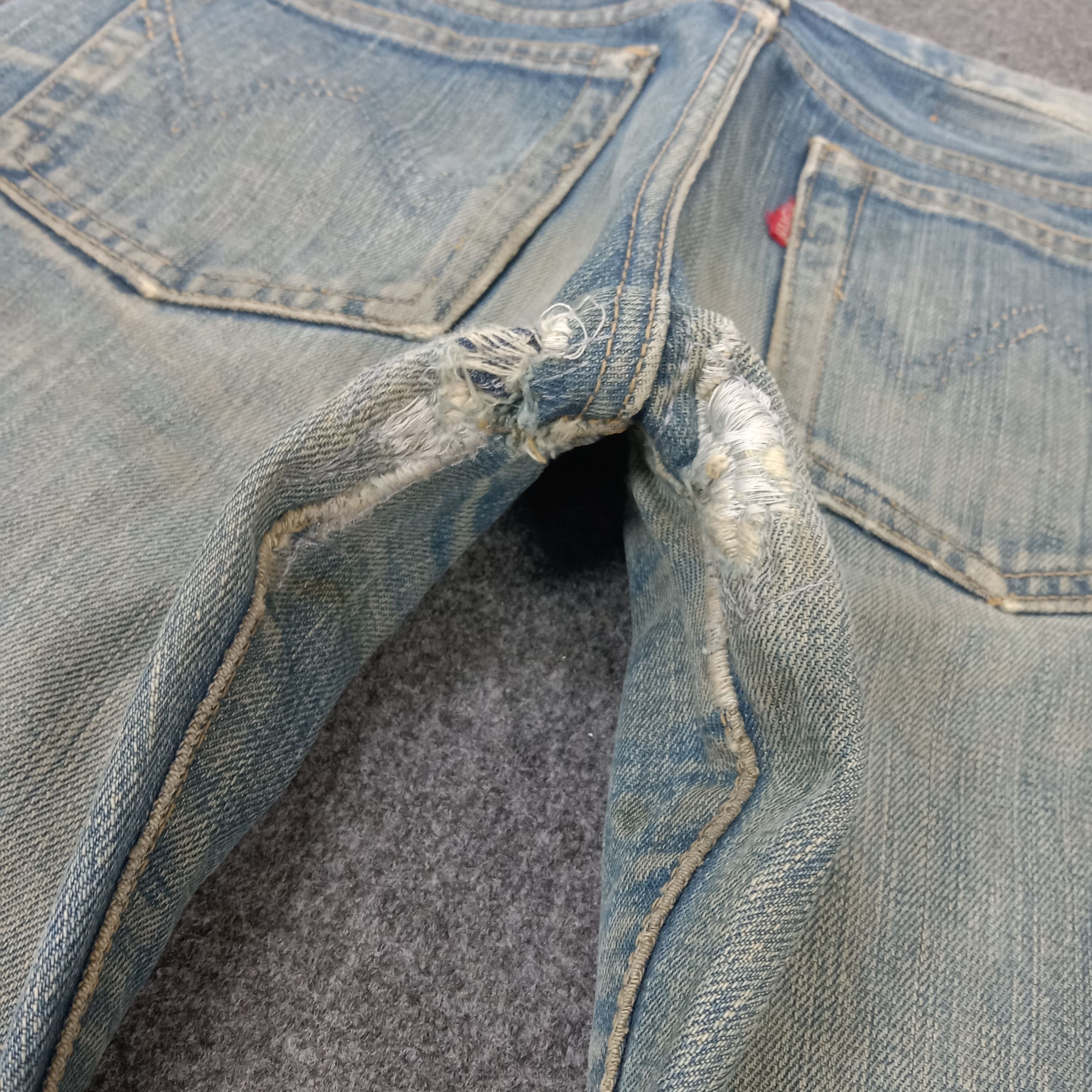 Edwin × Vintage Edwin American Distressed Style Denim Jeans Size US 26 / EU 42 - 10 Thumbnail
